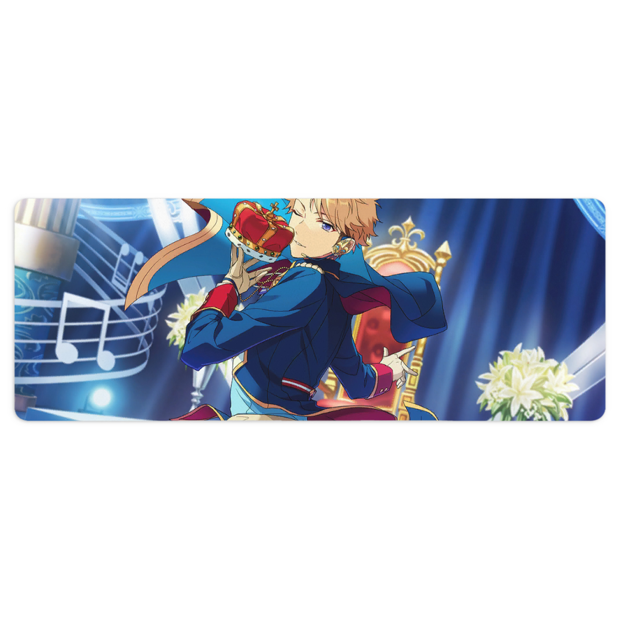 （画像用） あんさんぶるスターズ! Ensemble Stars ステッチ加工 大判デスクマット／滑り止めマウスパッド
