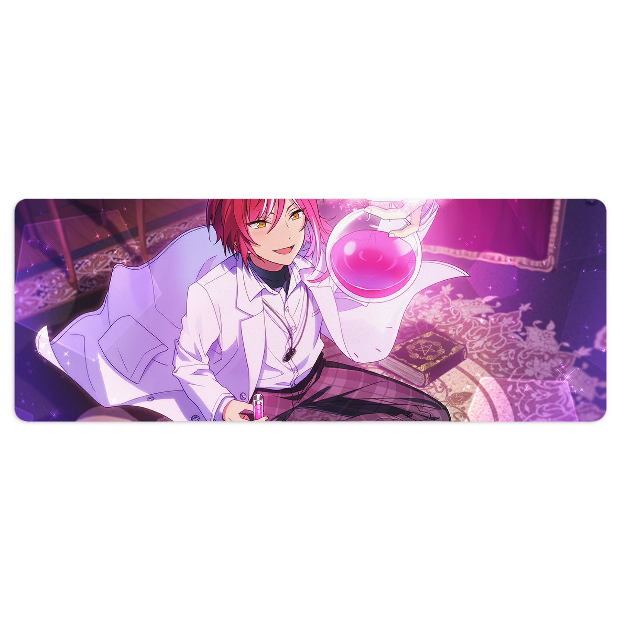 （画像用） あんさんぶるスターズ! Ensemble Stars ステッチ加工 大判デスクマット／滑り止めマウスパッド
