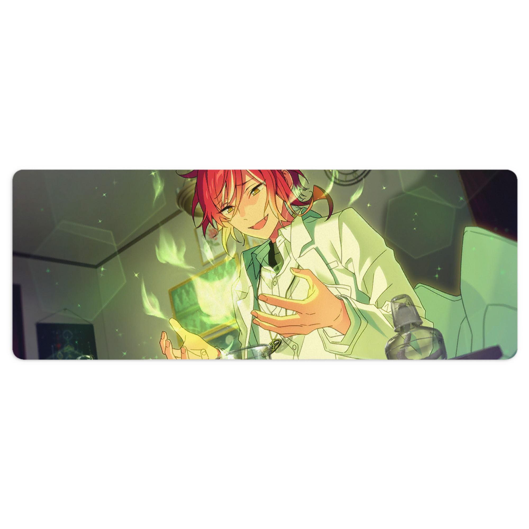 （画像用） あんさんぶるスターズ! Ensemble Stars ステッチ加工 大判デスクマット／滑り止めマウスパッド
