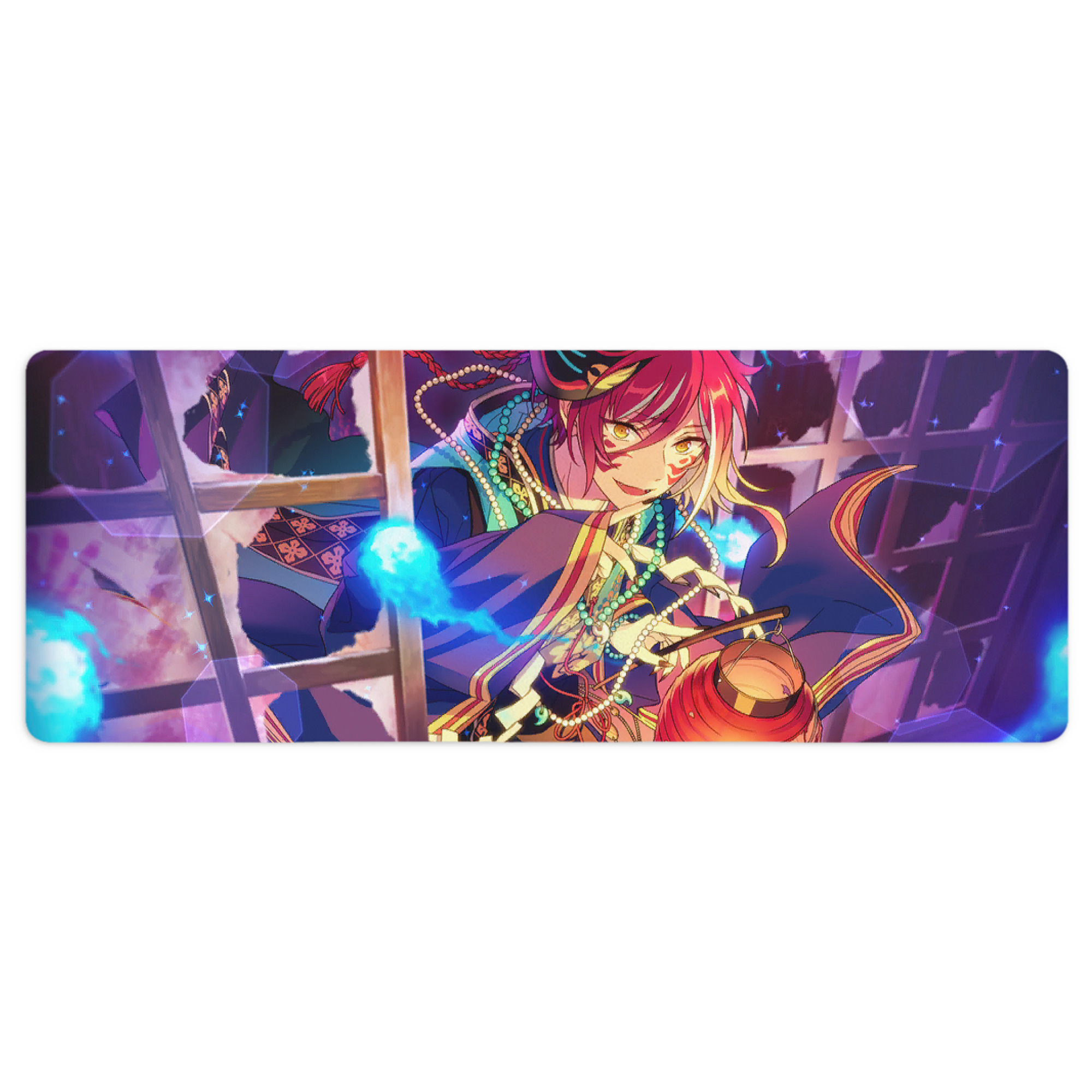（画像用） あんさんぶるスターズ! Ensemble Stars ステッチ加工 大判デスクマット／滑り止めマウスパッド