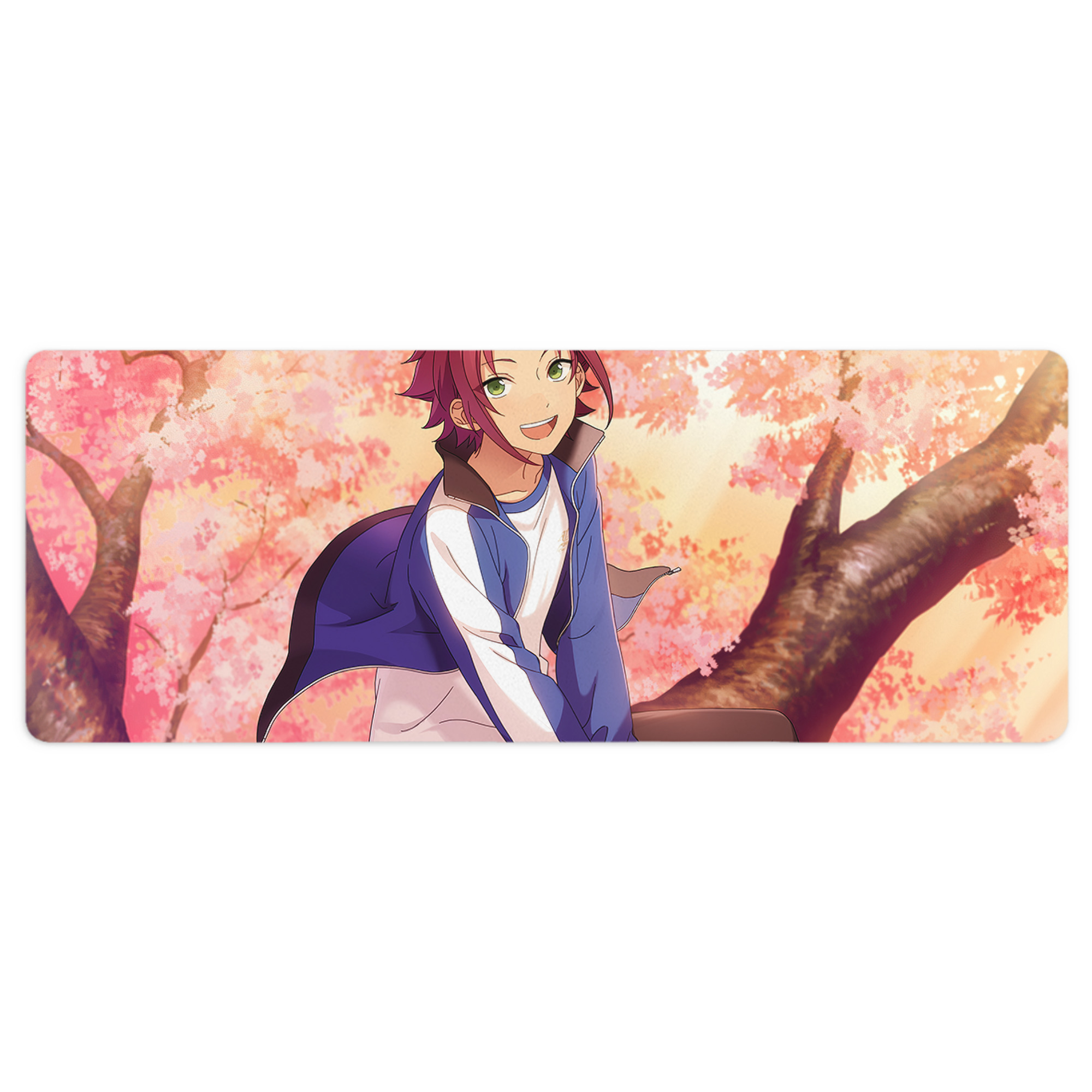 （画像用） あんさんぶるスターズ! Ensemble Stars ステッチ加工 大判デスクマット／滑り止めマウスパッド