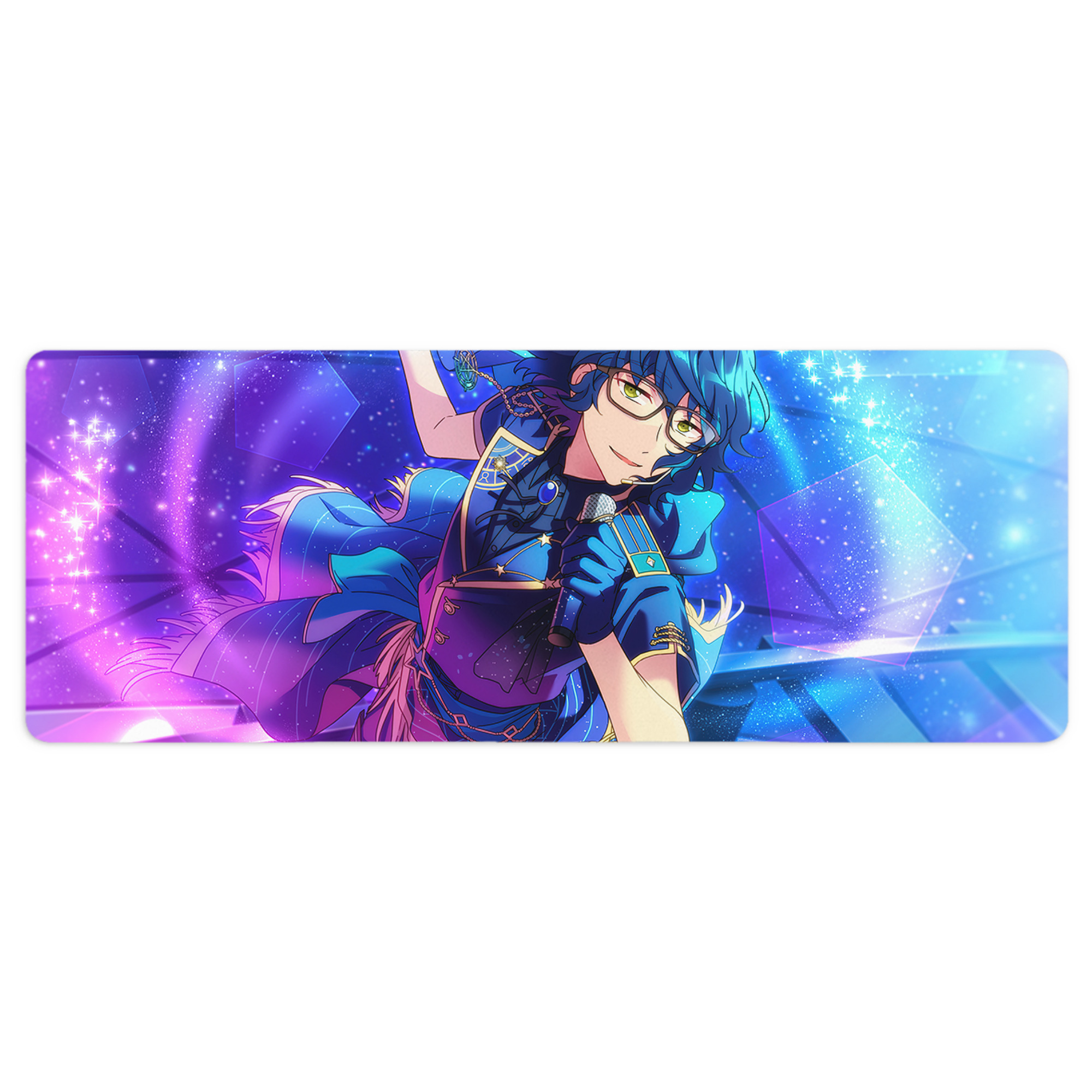 （画像用） あんさんぶるスターズ! Ensemble Stars ステッチ加工 大判デスクマット／滑り止めマウスパッド