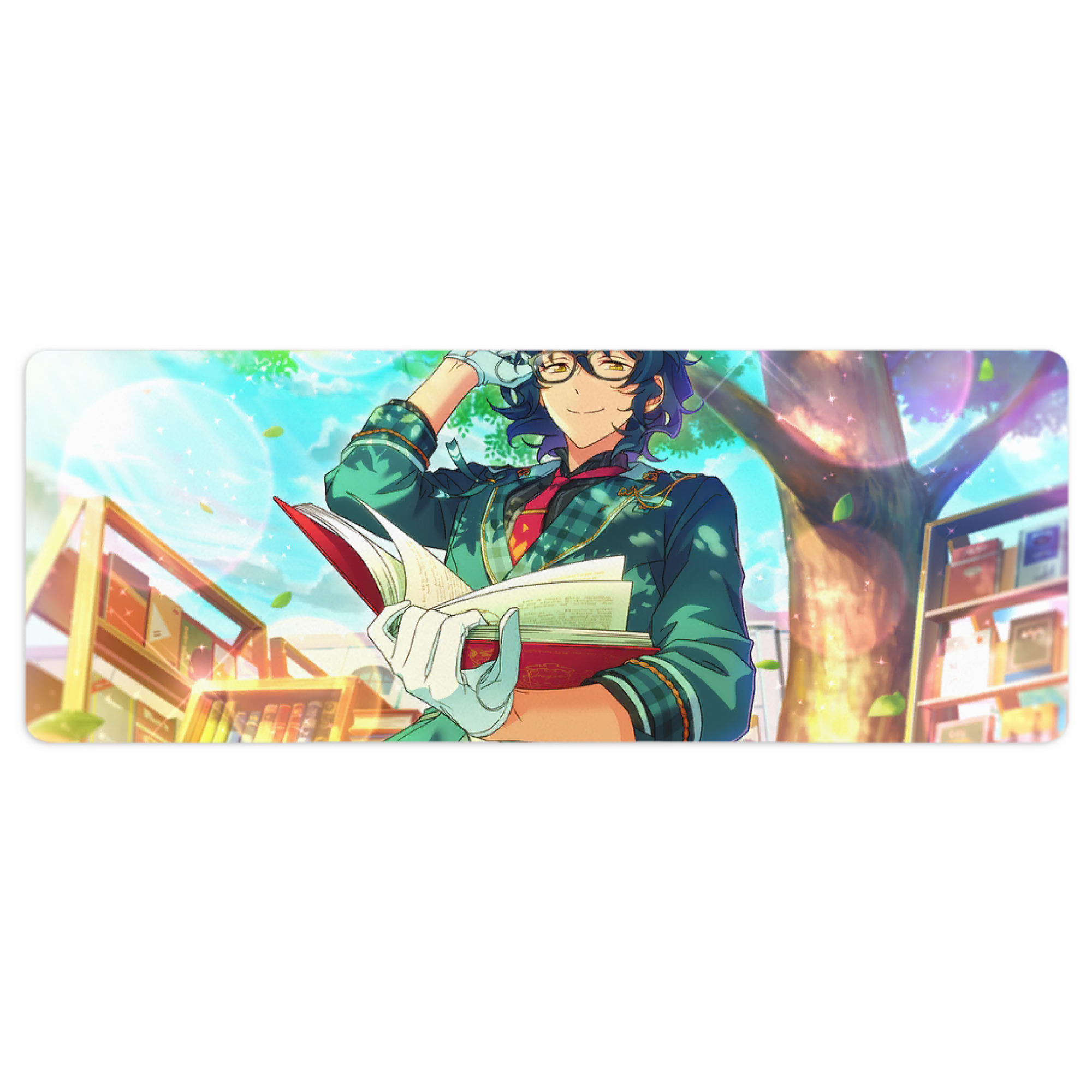 （画像用） あんさんぶるスターズ! Ensemble Stars ステッチ加工 大判デスクマット／滑り止めマウスパッド