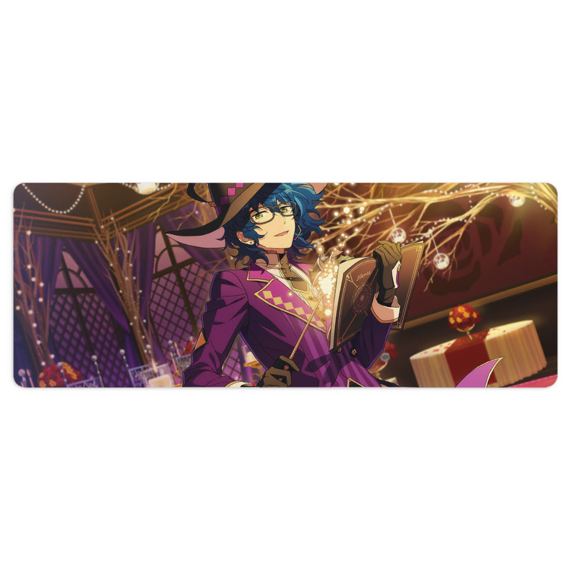 （画像用） あんさんぶるスターズ! Ensemble Stars ステッチ加工 大判デスクマット／滑り止めマウスパッド
