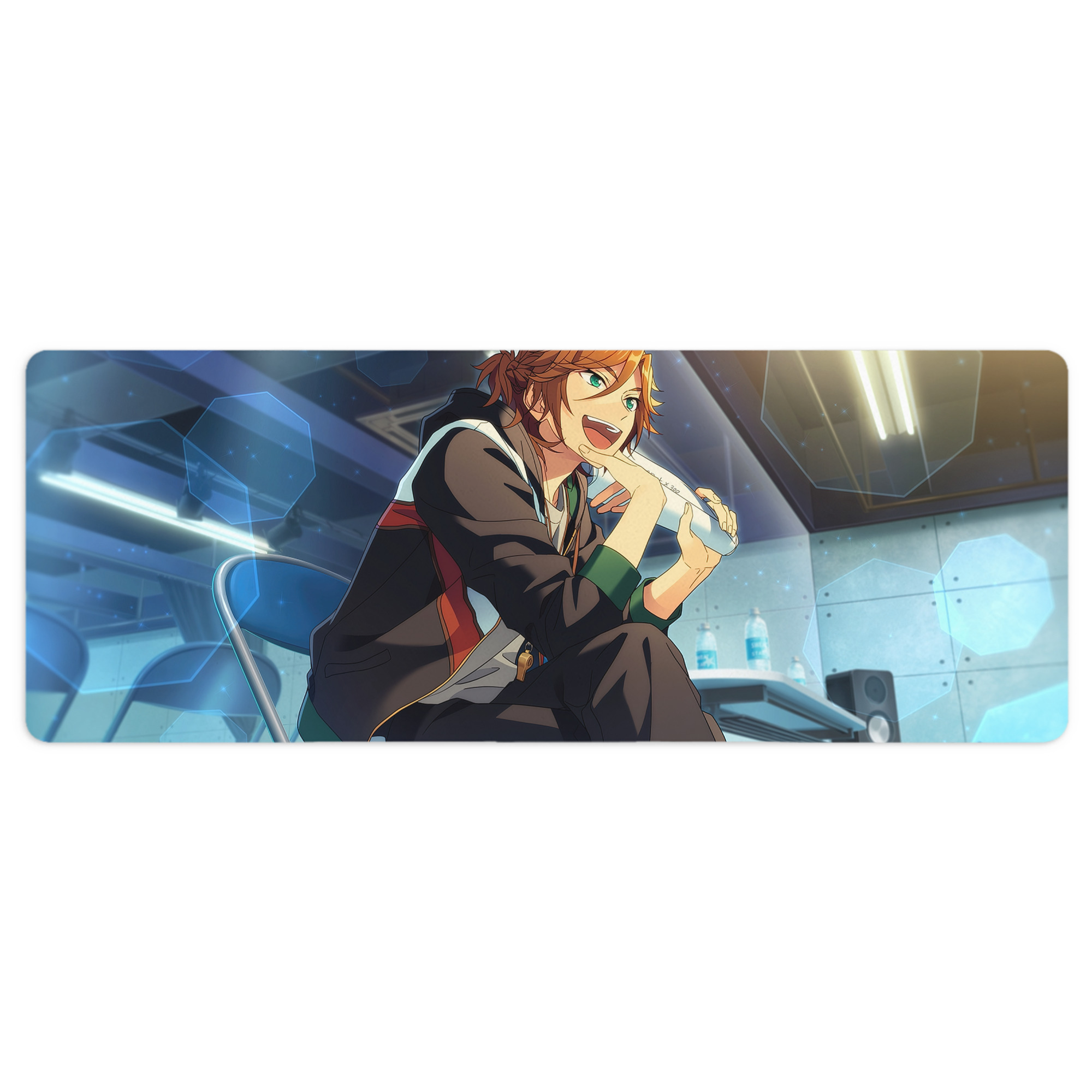 （画像用） あんさんぶるスターズ! Ensemble Stars ステッチ加工 大判デスクマット／滑り止めマウスパッド