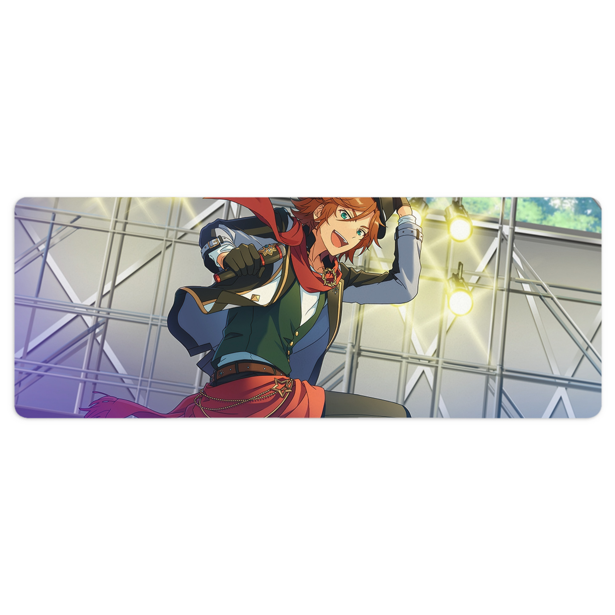 （画像用） あんさんぶるスターズ! Ensemble Stars ステッチ加工 大判デスクマット／滑り止めマウスパッド