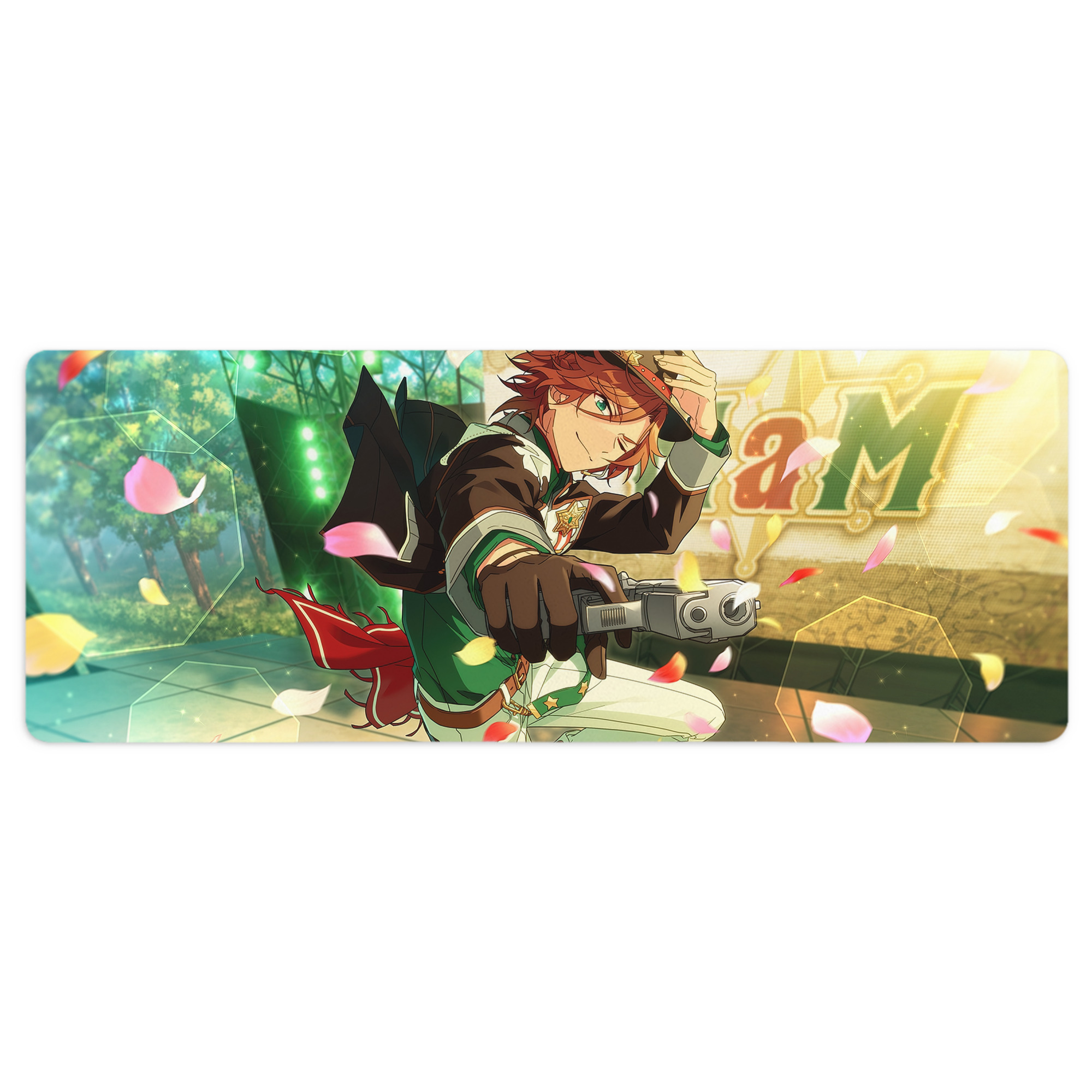 （画像用） あんさんぶるスターズ! Ensemble Stars ステッチ加工 大判デスクマット／滑り止めマウスパッド
