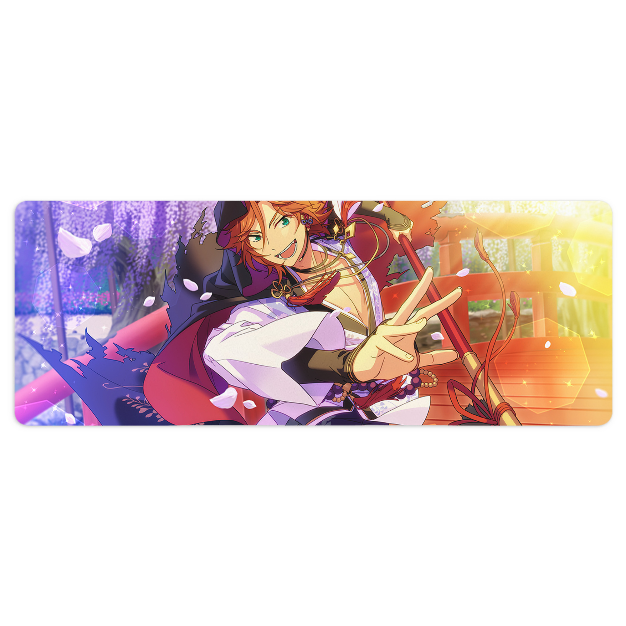（画像用） あんさんぶるスターズ! Ensemble Stars ステッチ加工 大判デスクマット／滑り止めマウスパッド