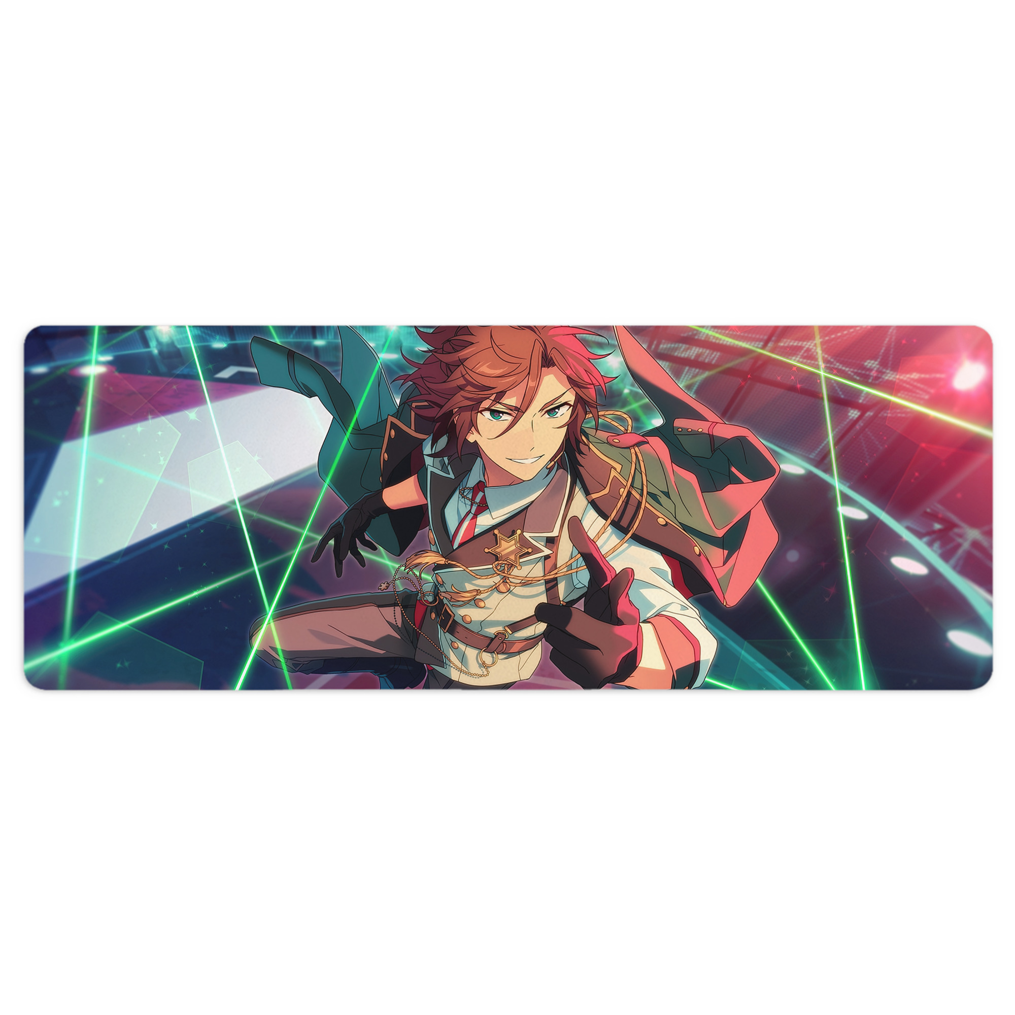 （画像用） あんさんぶるスターズ! Ensemble Stars ステッチ加工 大判デスクマット／滑り止めマウスパッド