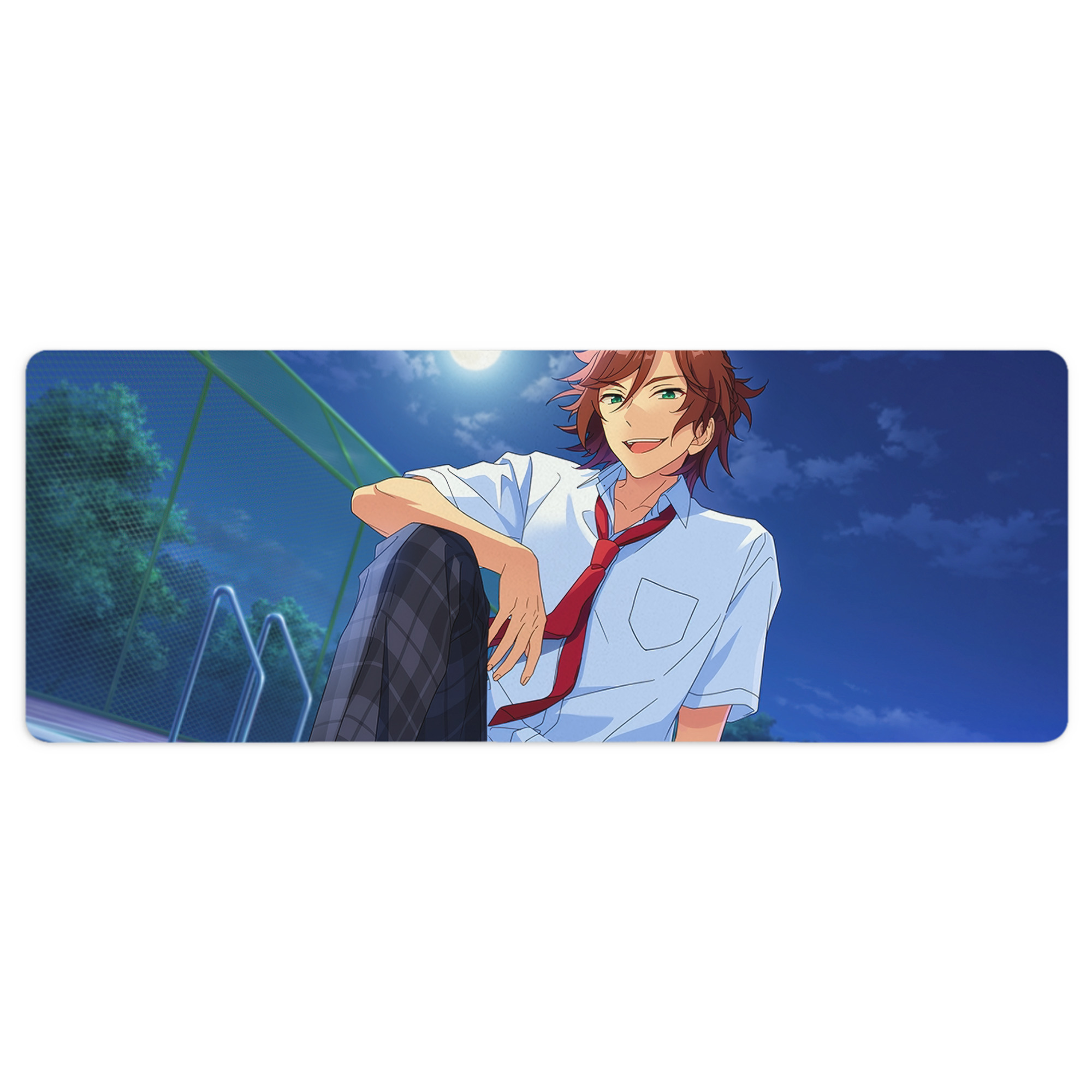 （画像用） あんさんぶるスターズ! Ensemble Stars ステッチ加工 大判デスクマット／滑り止めマウスパッド