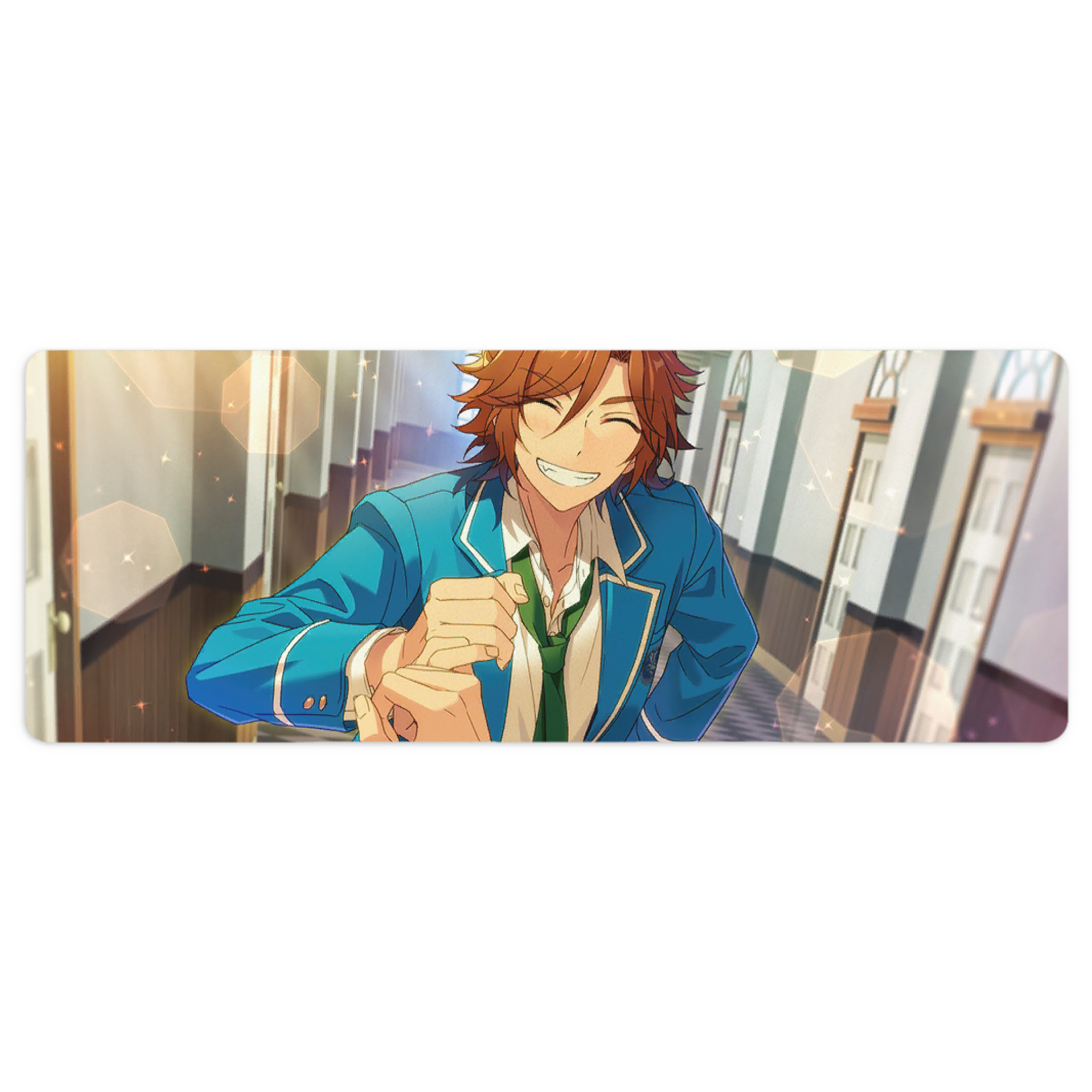 （画像用） あんさんぶるスターズ! Ensemble Stars ステッチ加工 大判デスクマット／滑り止めマウスパッド