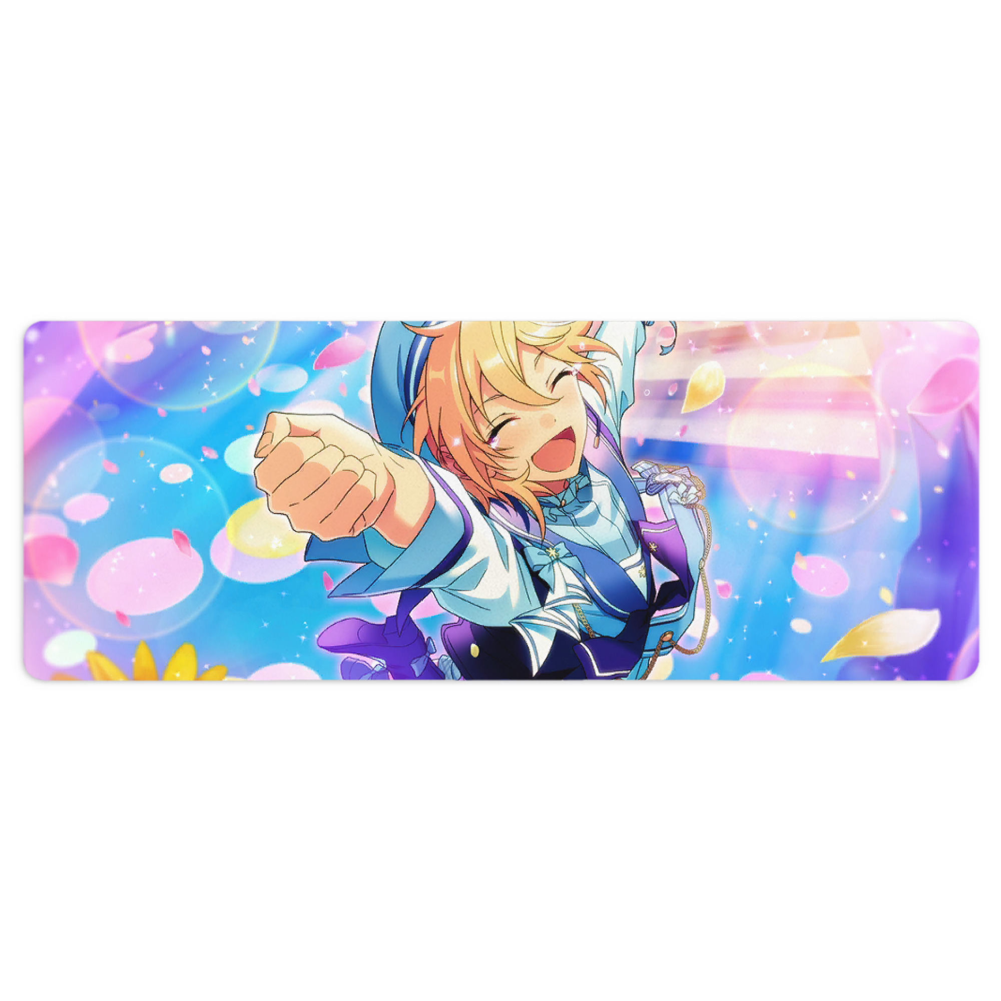 （画像用） あんさんぶるスターズ! Ensemble Stars ステッチ加工 大判デスクマット／滑り止めマウスパッド