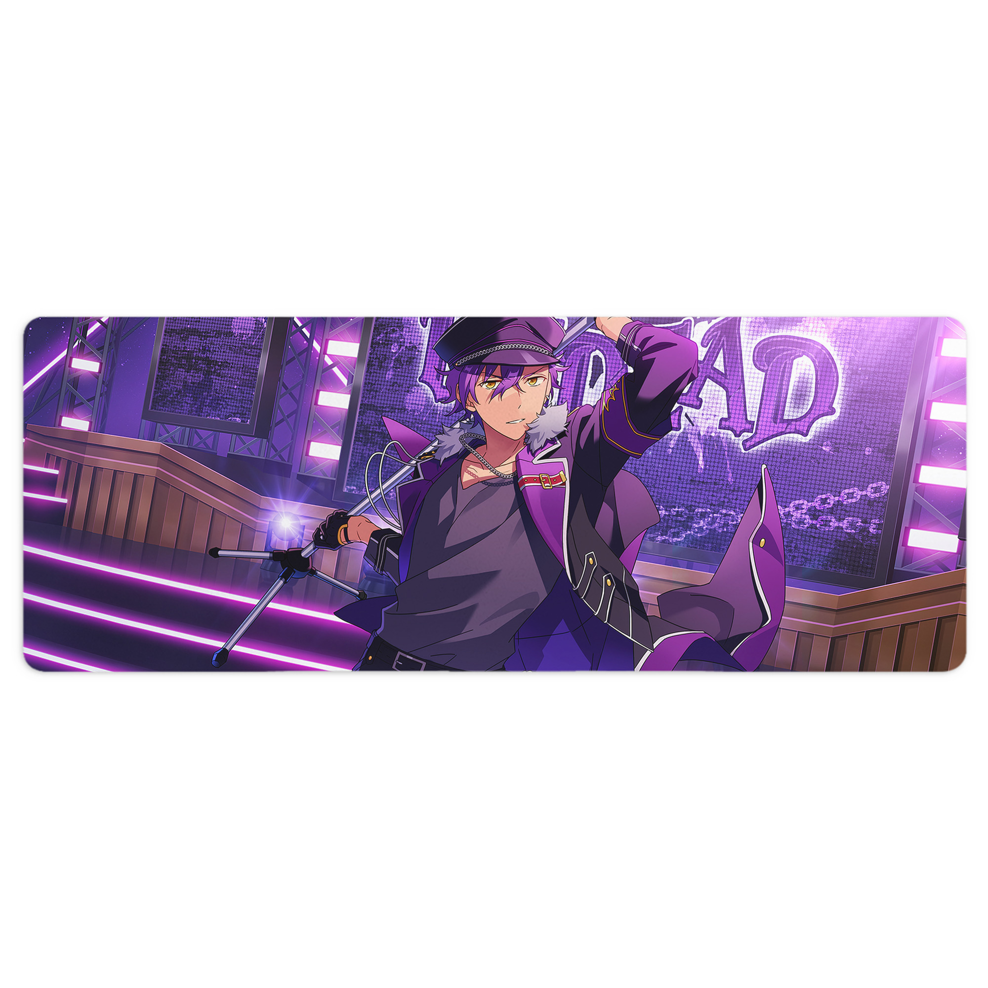 （画像用） あんさんぶるスターズ! Ensemble Stars ステッチ加工 大判デスクマット／滑り止めマウスパッド