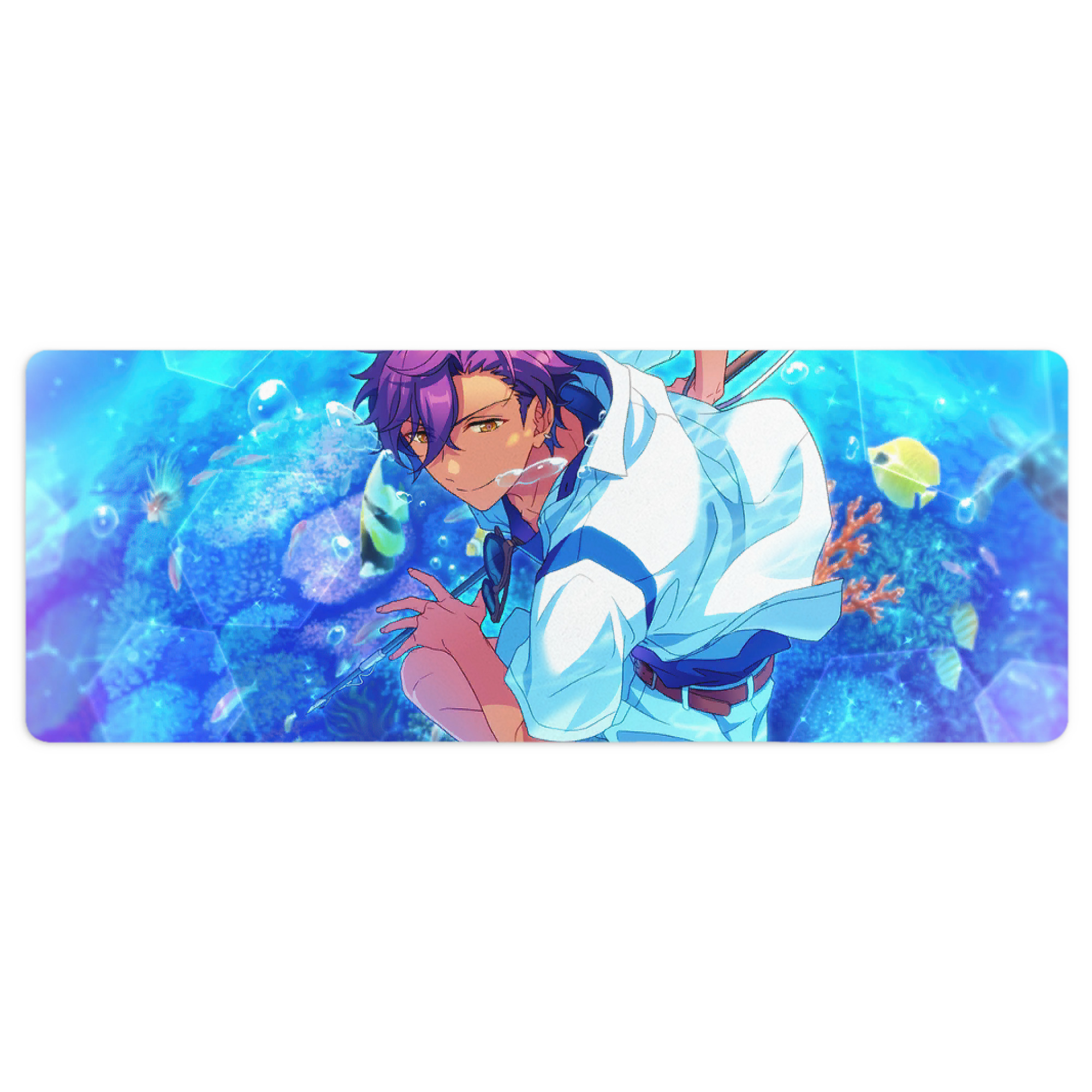 （画像用） あんさんぶるスターズ! Ensemble Stars ステッチ加工 大判デスクマット／滑り止めマウスパッド