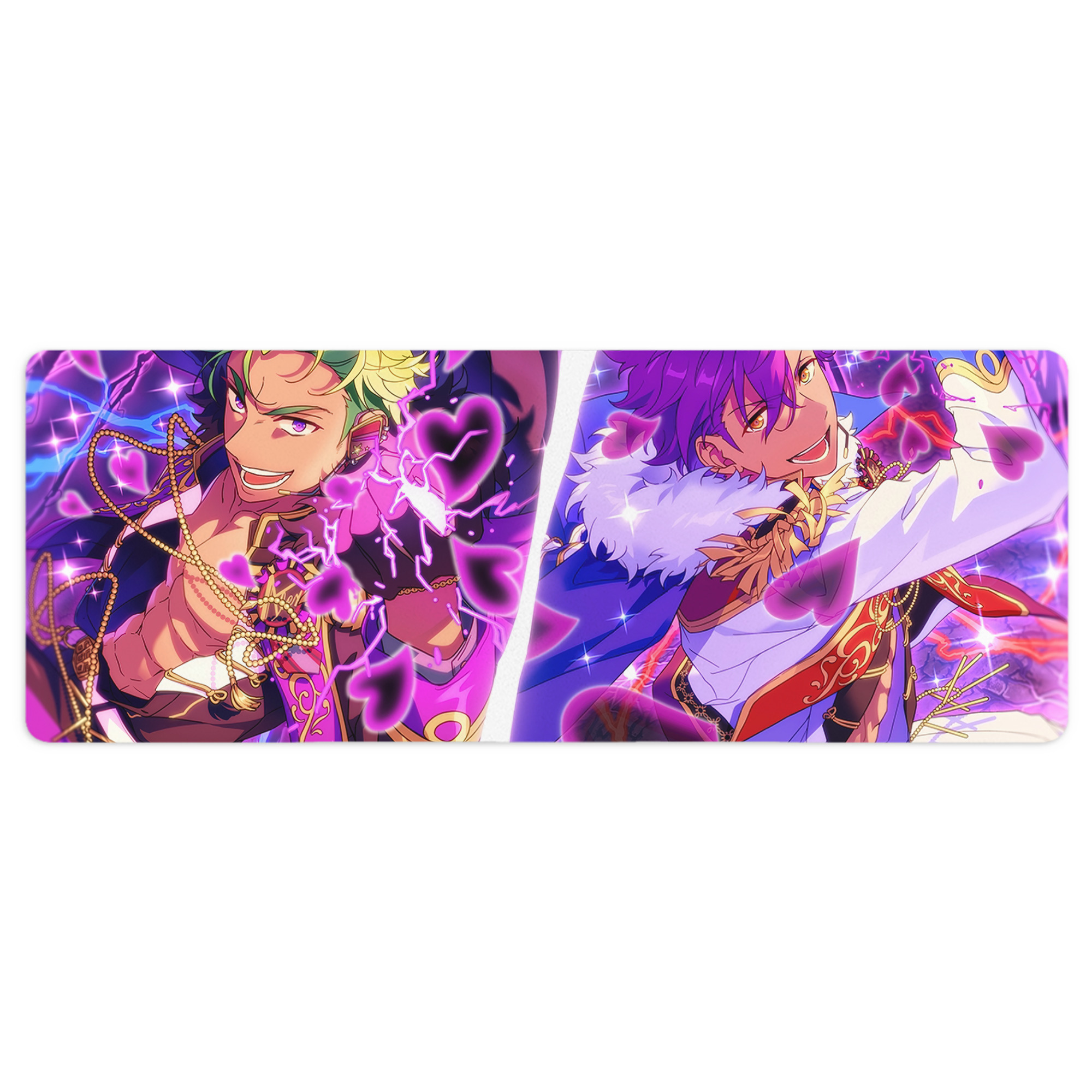 （画像用） あんさんぶるスターズ! Ensemble Stars ステッチ加工 大判デスクマット／滑り止めマウスパッド