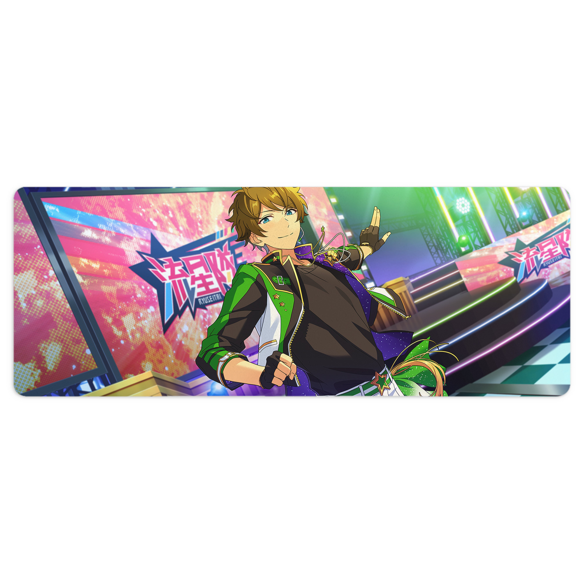 （画像用） あんさんぶるスターズ! Ensemble Stars ステッチ加工 大判デスクマット／滑り止めマウスパッド