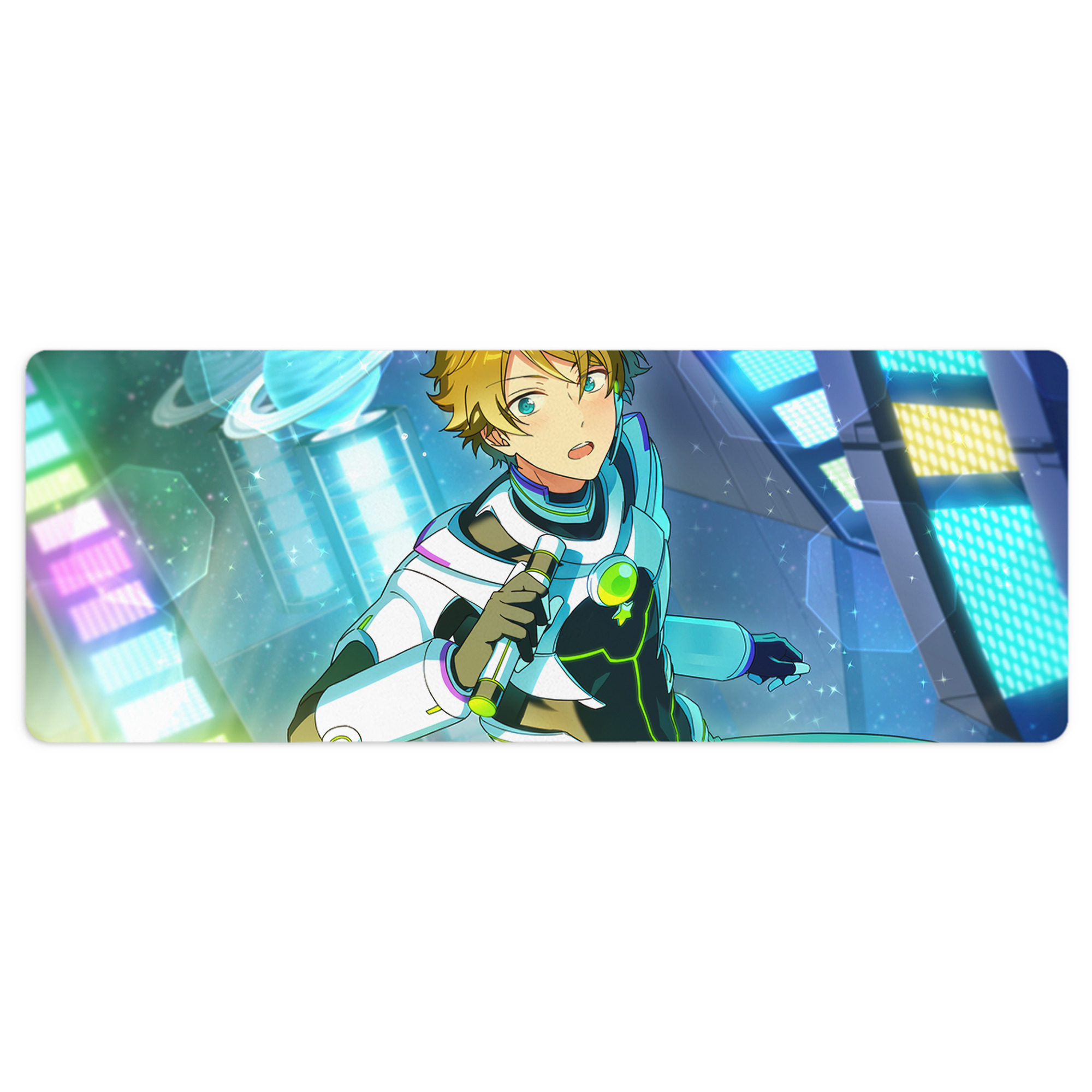 （画像用） あんさんぶるスターズ! Ensemble Stars ステッチ加工 大判デスクマット／滑り止めマウスパッド