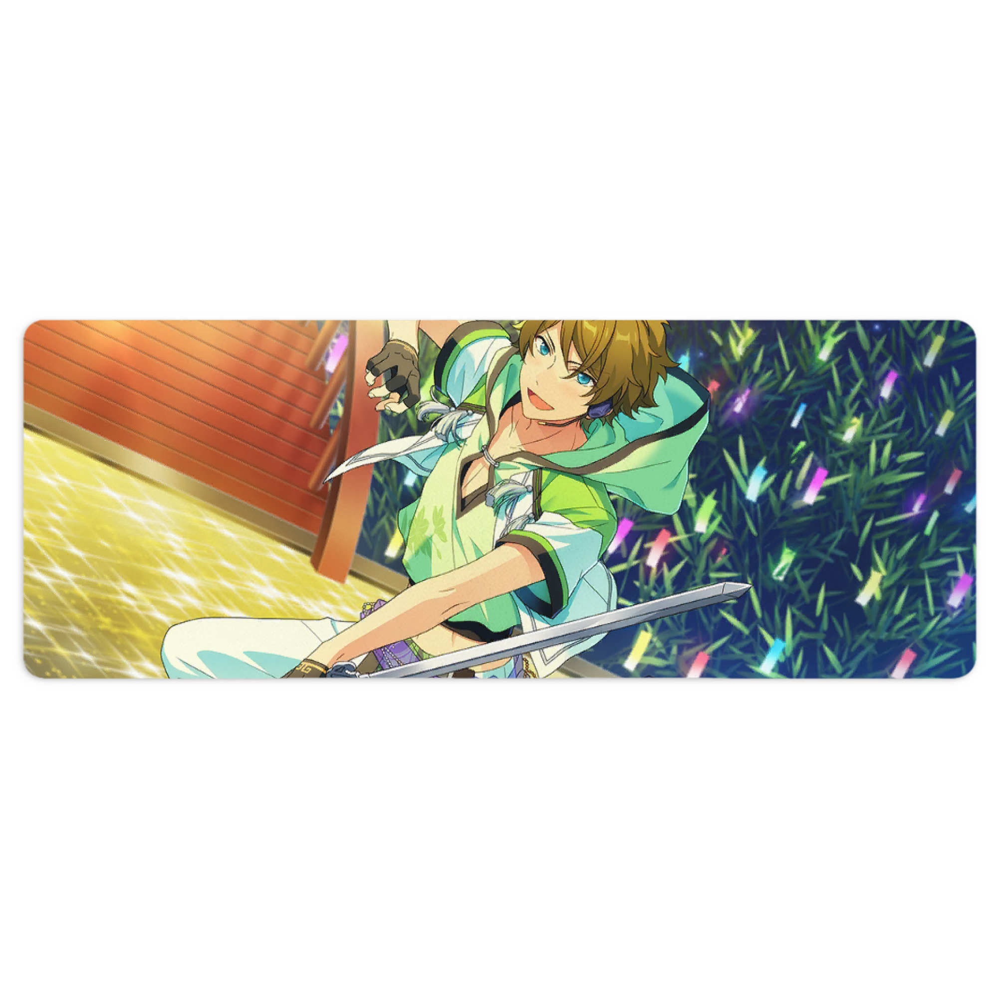 （画像用） あんさんぶるスターズ! Ensemble Stars ステッチ加工 大判デスクマット／滑り止めマウスパッド