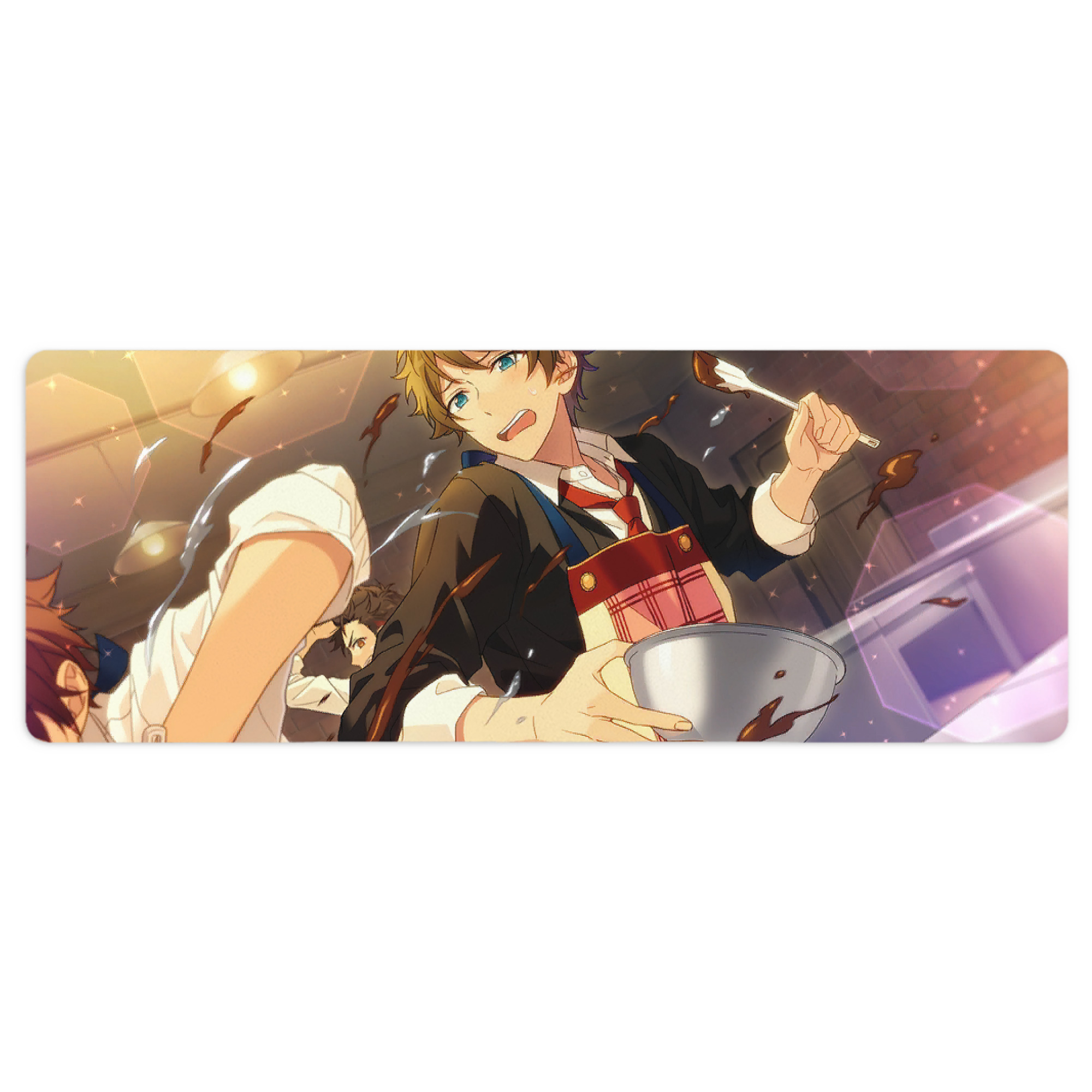 （画像用） あんさんぶるスターズ! Ensemble Stars ステッチ加工 大判デスクマット／滑り止めマウスパッド