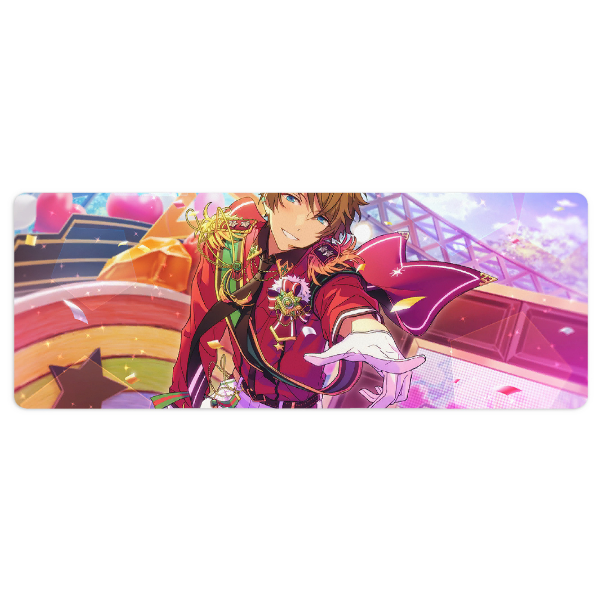 （画像用） あんさんぶるスターズ! Ensemble Stars ステッチ加工 大判デスクマット／滑り止めマウスパッド