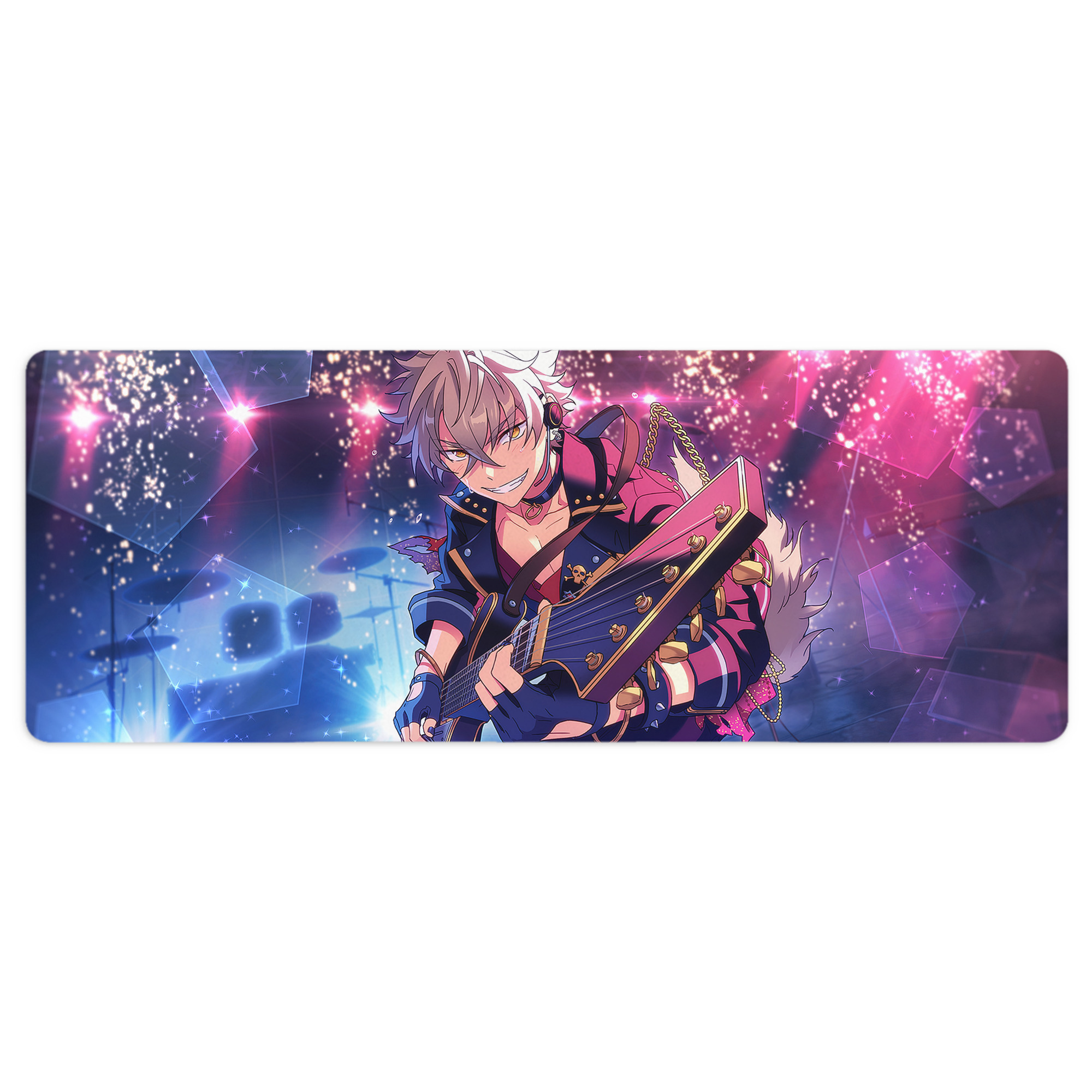 （画像用） あんさんぶるスターズ! Ensemble Stars ステッチ加工 大判デスクマット／滑り止めマウスパッド