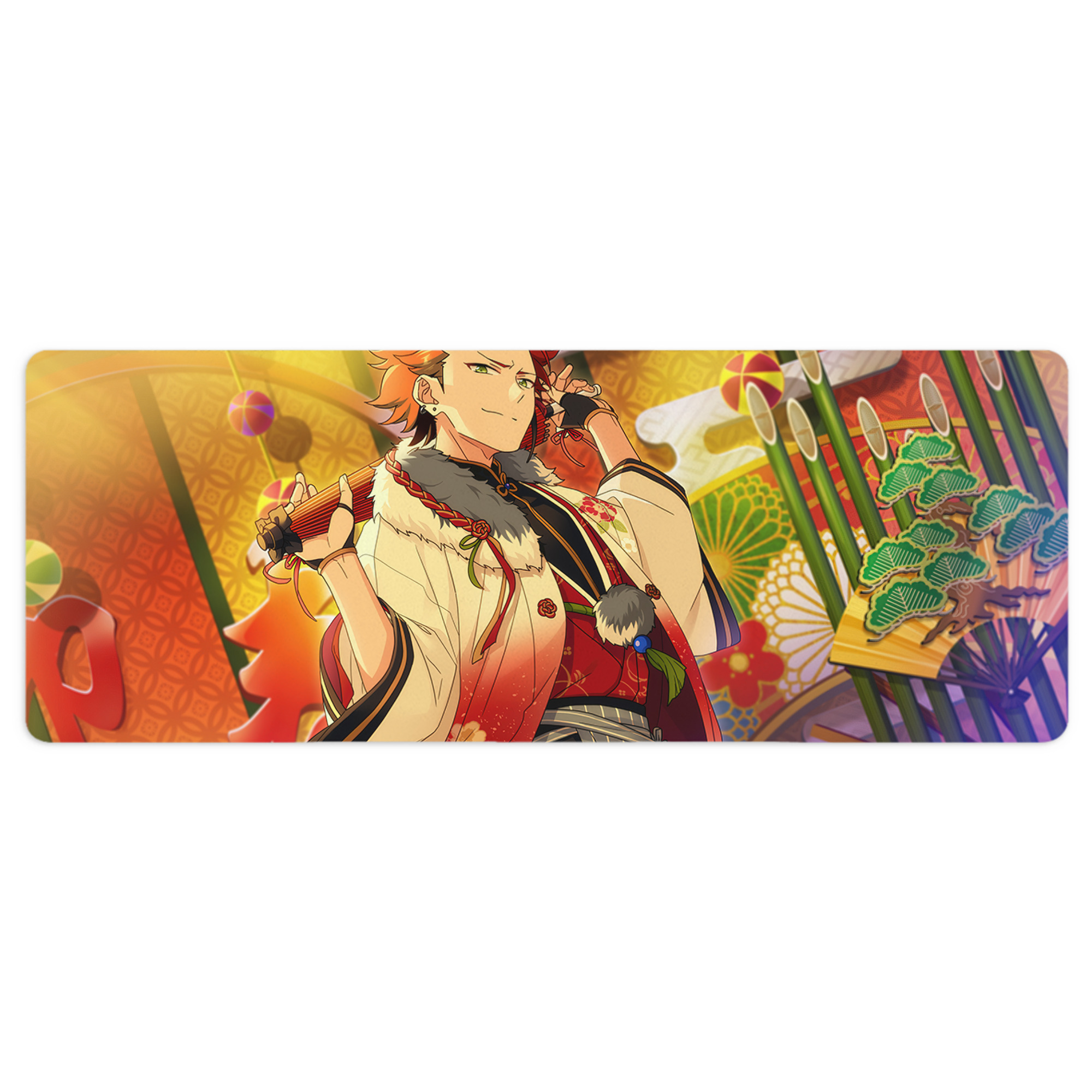 （画像用） あんさんぶるスターズ! Ensemble Stars ステッチ加工 大判デスクマット／滑り止めマウスパッド