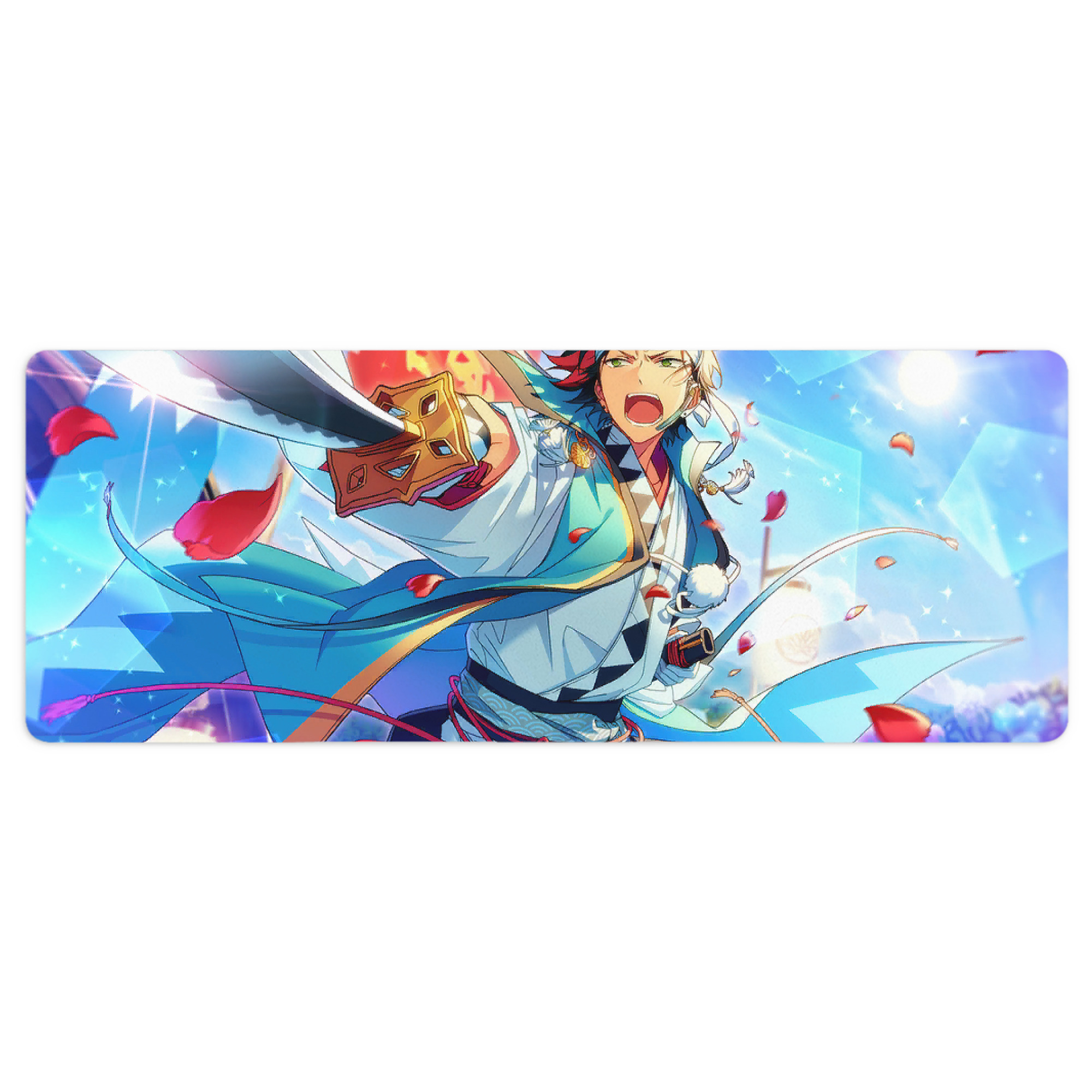 （画像用） あんさんぶるスターズ! Ensemble Stars ステッチ加工 大判デスクマット／滑り止めマウスパッド