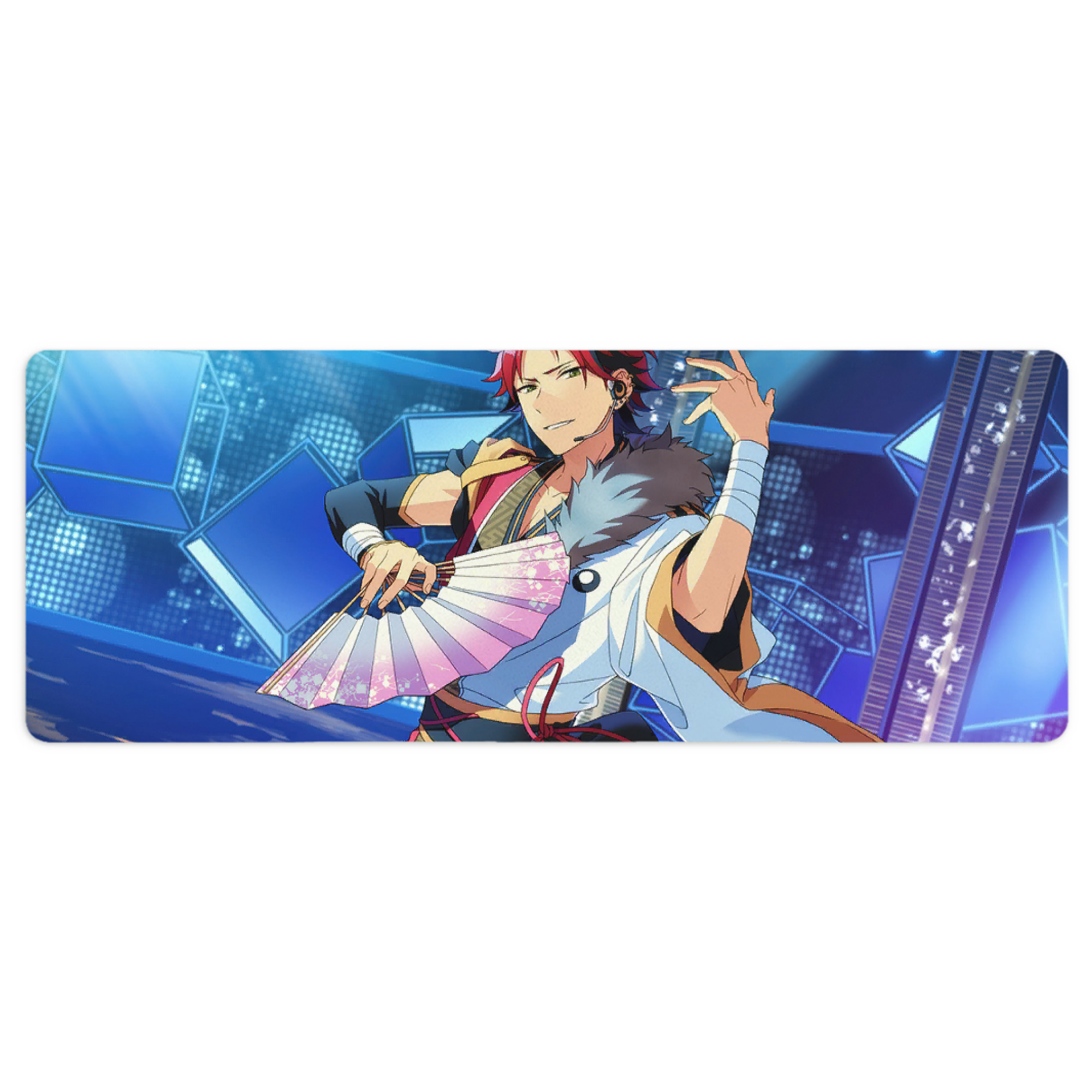 （画像用） あんさんぶるスターズ! Ensemble Stars ステッチ加工 大判デスクマット／滑り止めマウスパッド