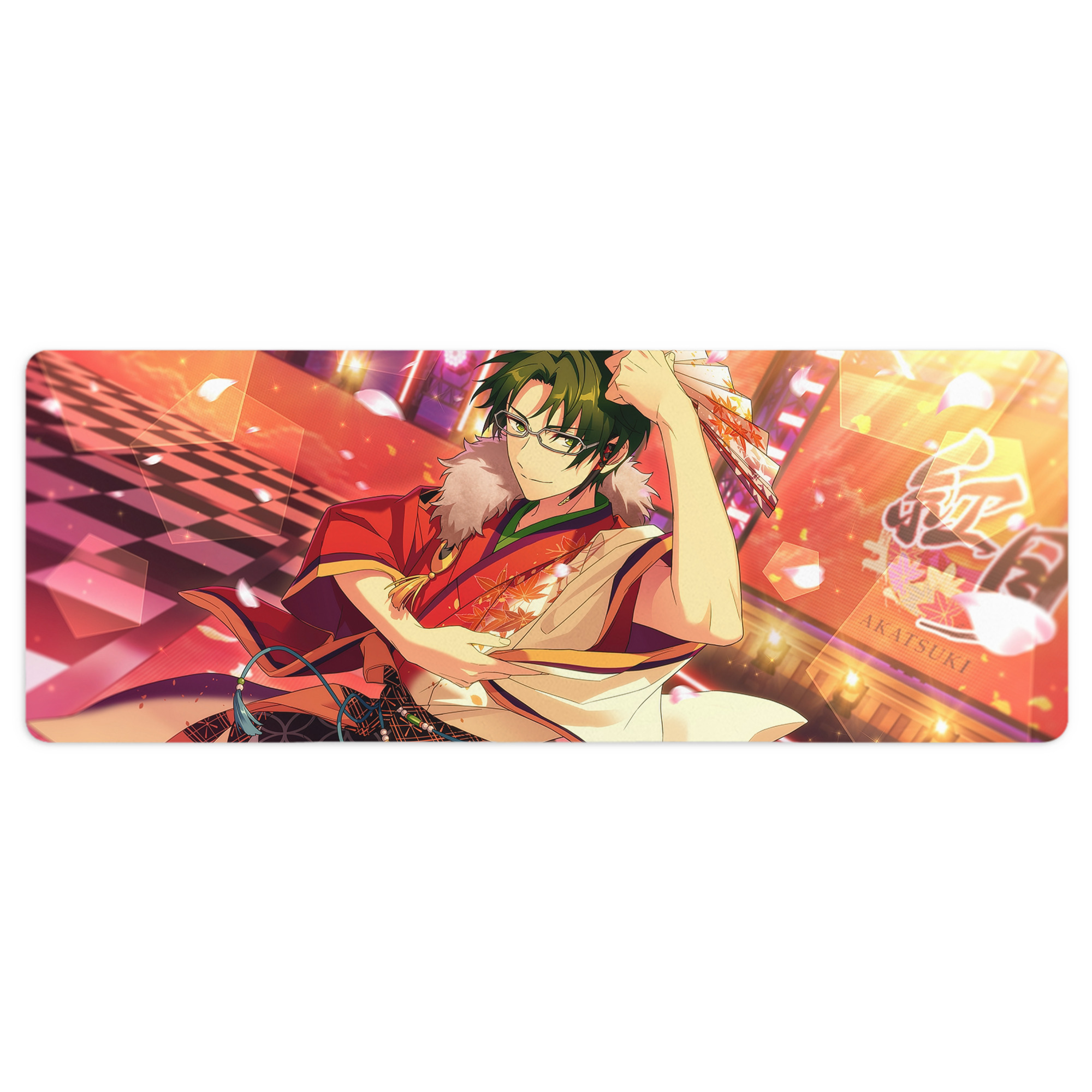 （画像用） あんさんぶるスターズ! Ensemble Stars ステッチ加工 大判デスクマット／滑り止めマウスパッド