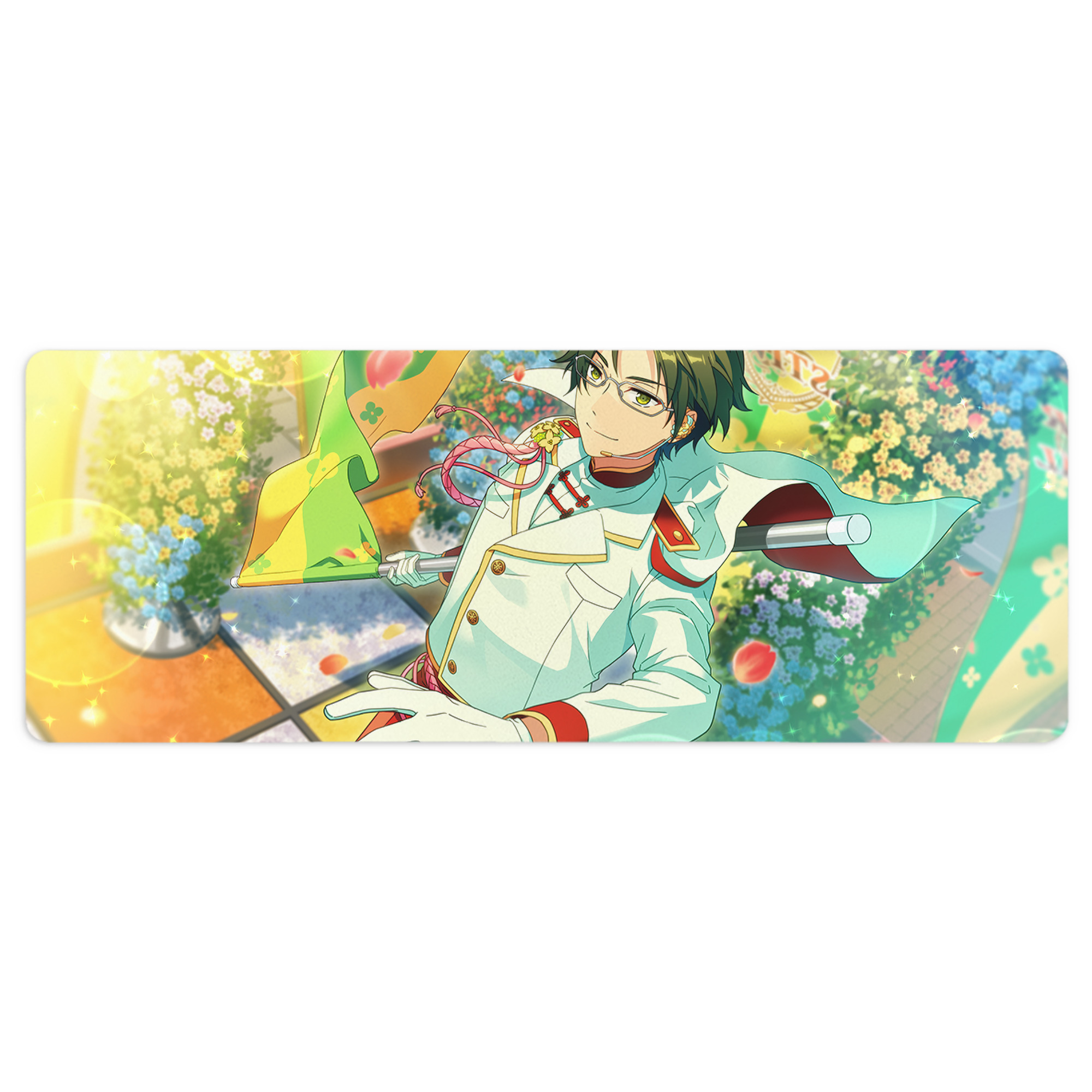 （画像用） あんさんぶるスターズ! Ensemble Stars ステッチ加工 大判デスクマット／滑り止めマウスパッド