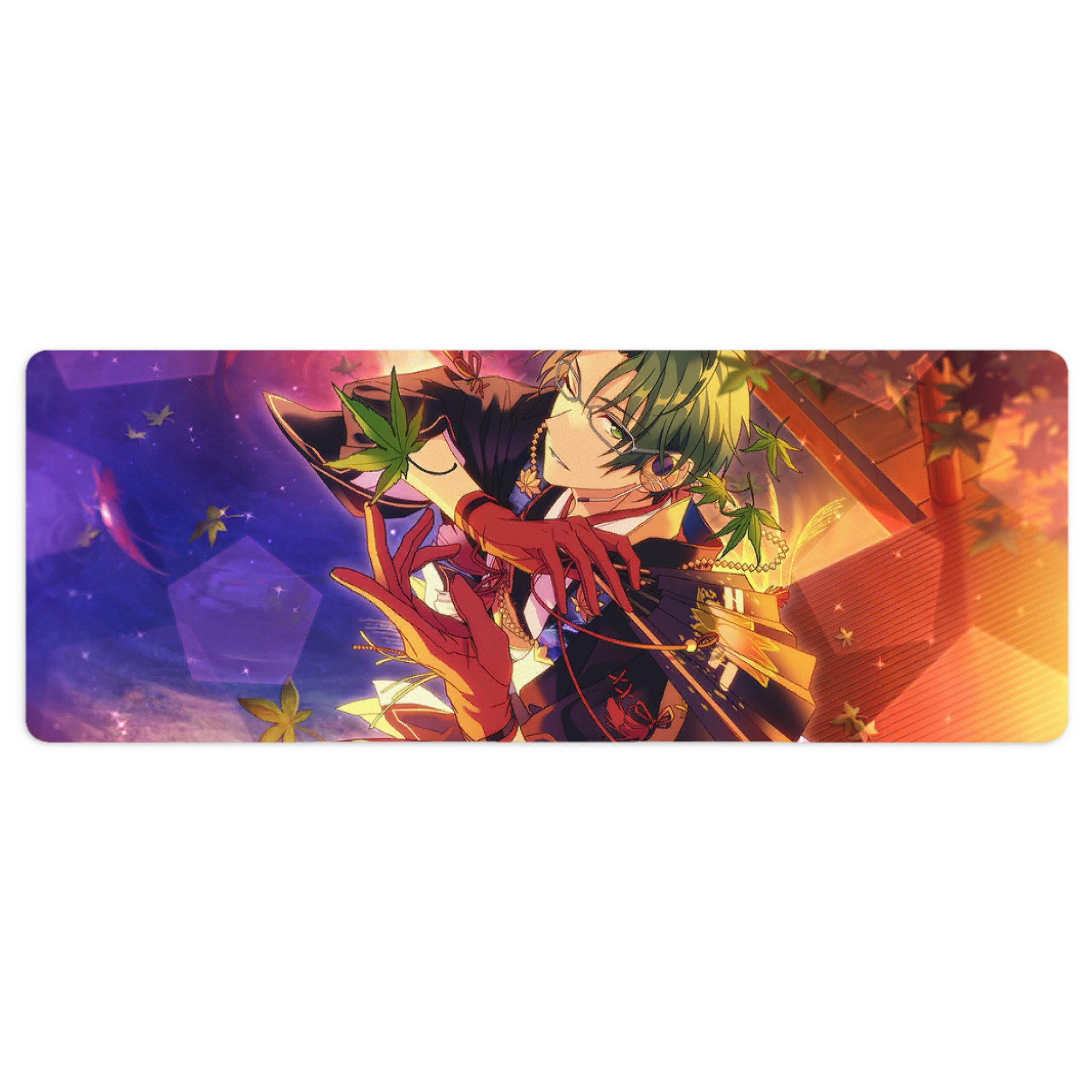 （画像用） あんさんぶるスターズ! Ensemble Stars ステッチ加工 大判デスクマット／滑り止めマウスパッド