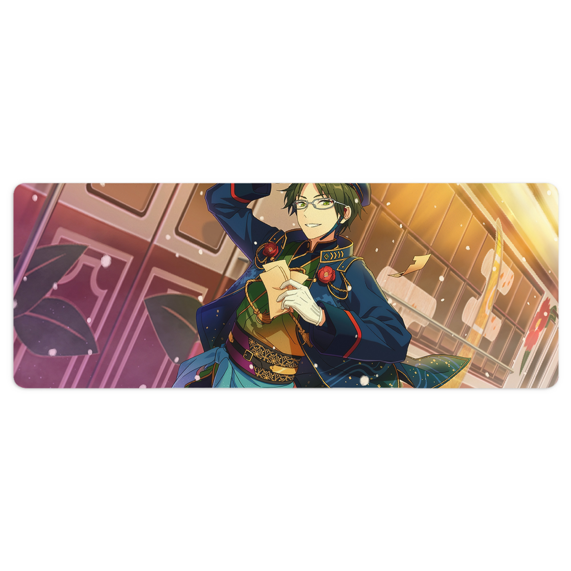 （画像用） あんさんぶるスターズ! Ensemble Stars ステッチ加工 大判デスクマット／滑り止めマウスパッド