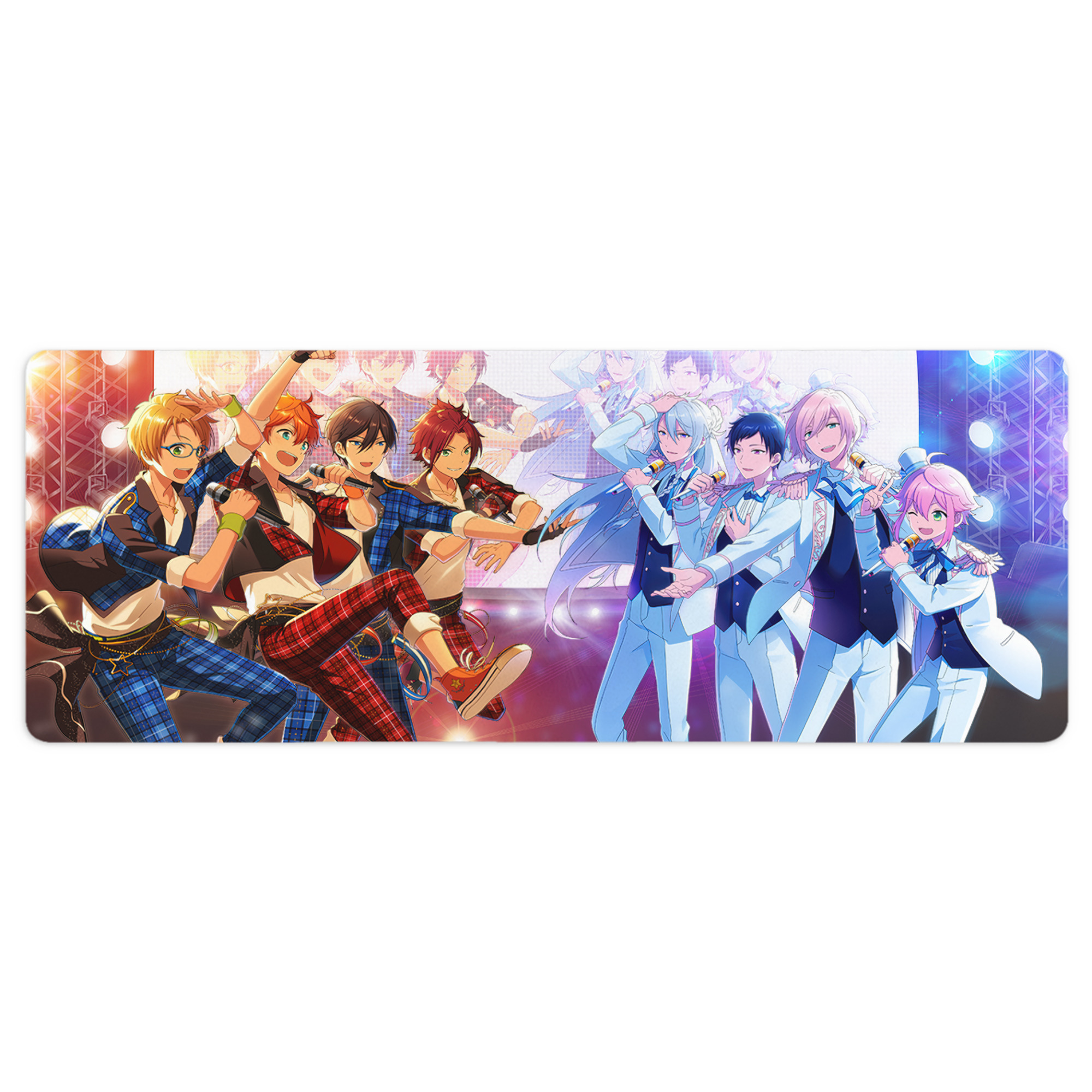 （画像用） あんさんぶるスターズ! Ensemble Stars ステッチ加工 大判デスクマット／滑り止めマウスパッド