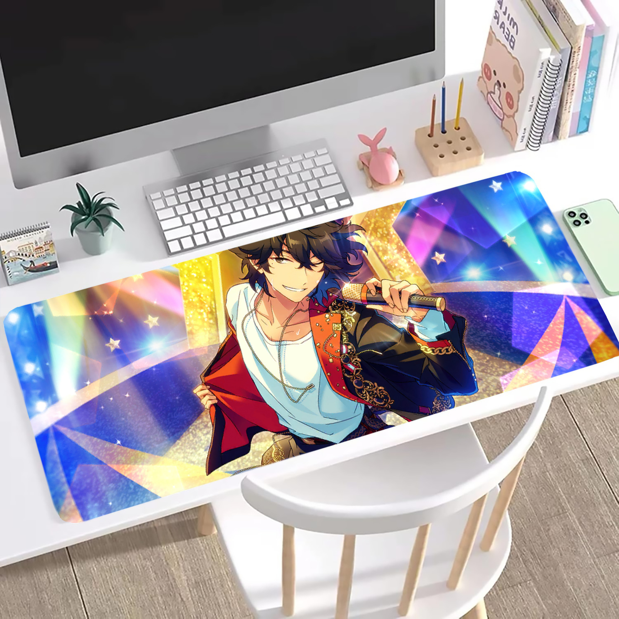 あんさんぶるスターズ! Ensemble Stars ステッチ加工 大判デスクマット／滑り止めマウスパッド
