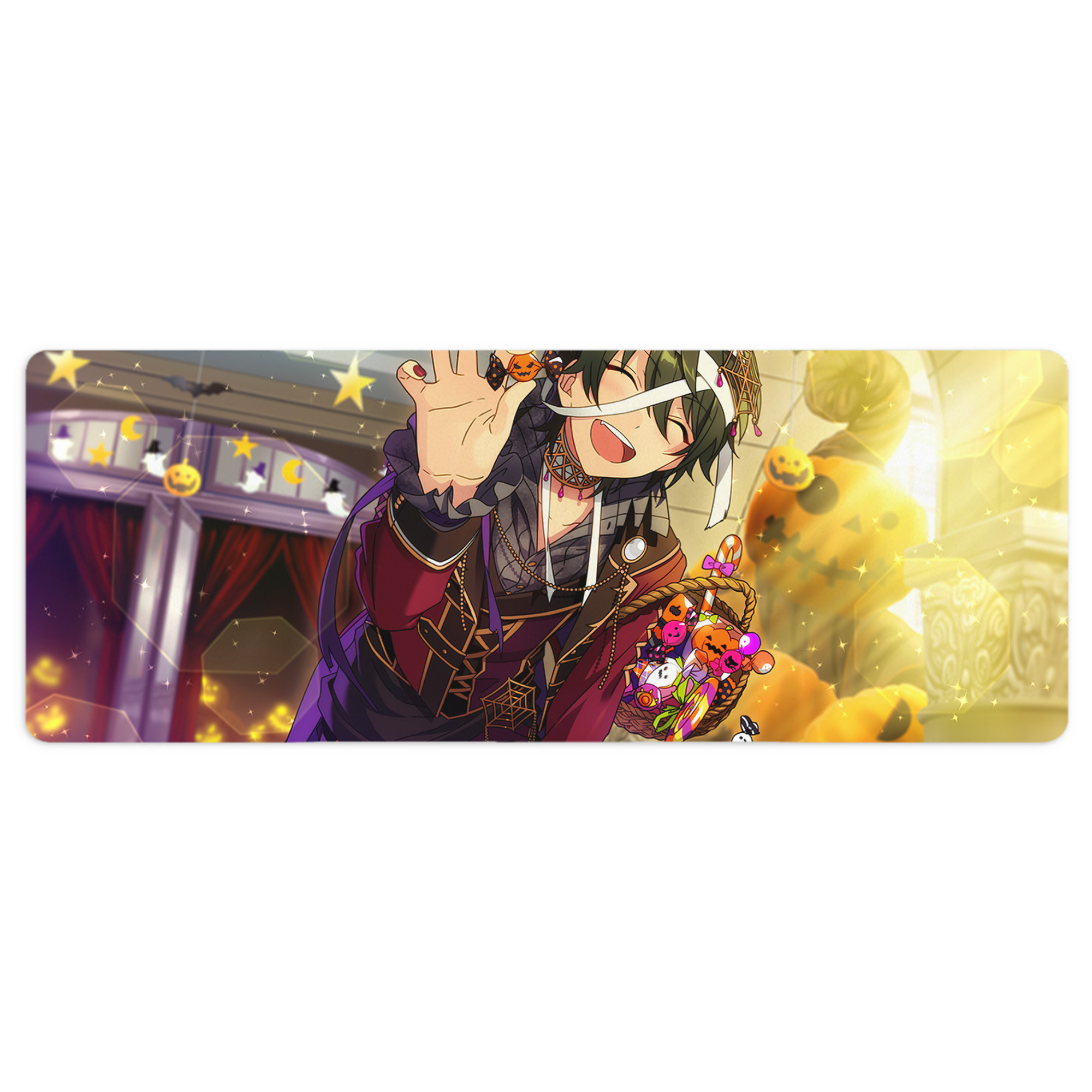（画像用） あんさんぶるスターズ! Ensemble Stars ステッチ加工 大判デスクマット／滑り止めマウスパッド