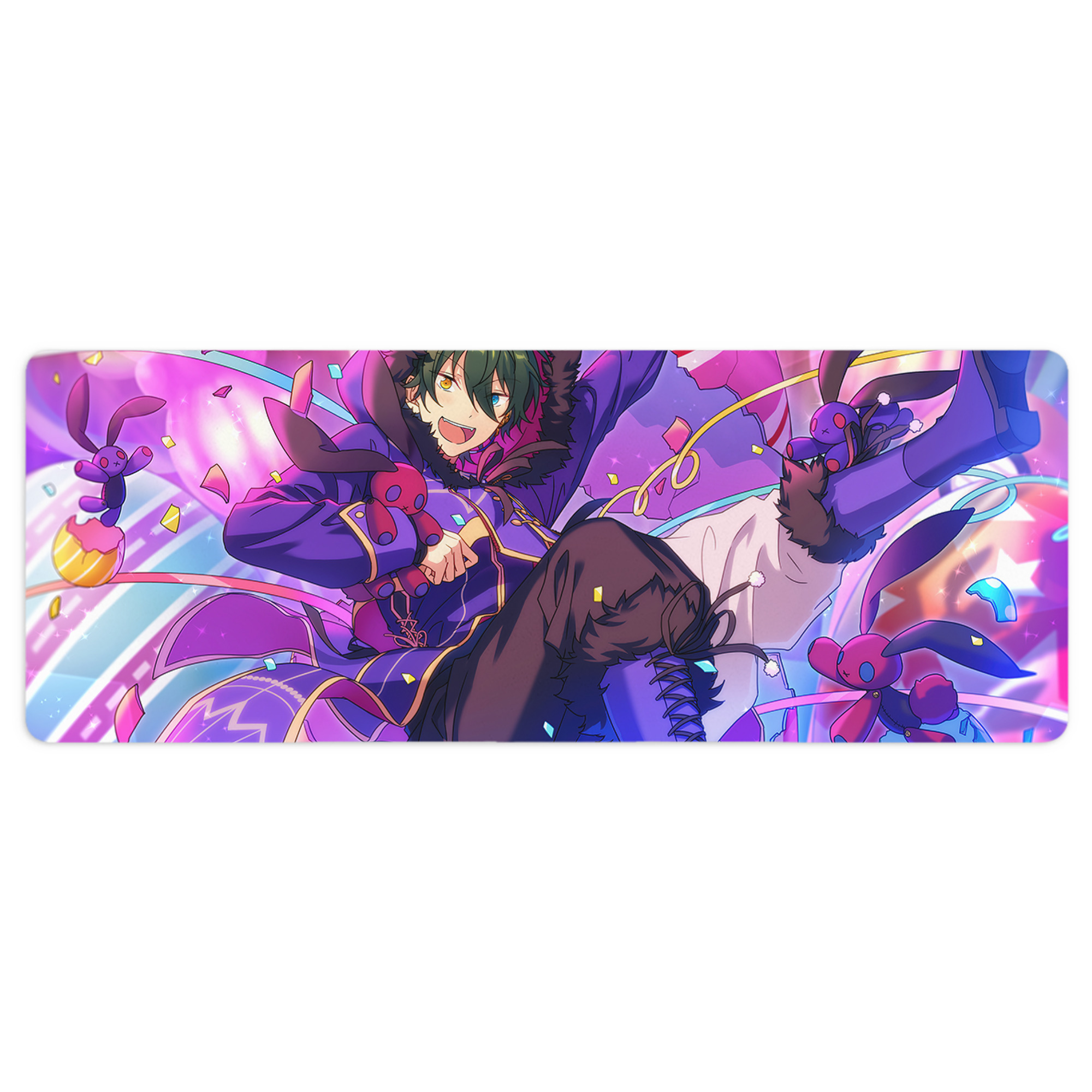 （画像用） あんさんぶるスターズ! Ensemble Stars ステッチ加工 大判デスクマット／滑り止めマウスパッド