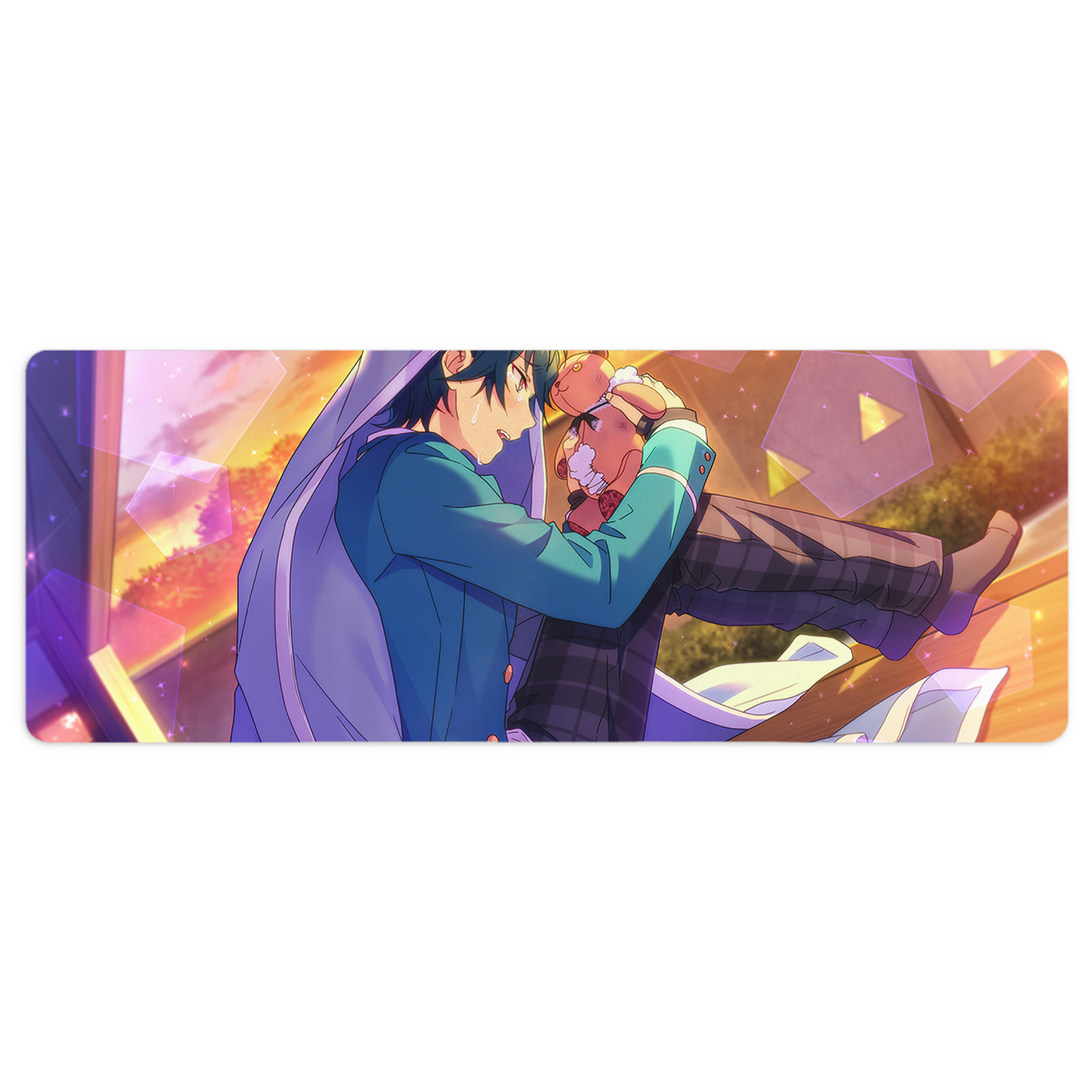 （画像用） あんさんぶるスターズ! Ensemble Stars ステッチ加工 大判デスクマット／滑り止めマウスパッド
