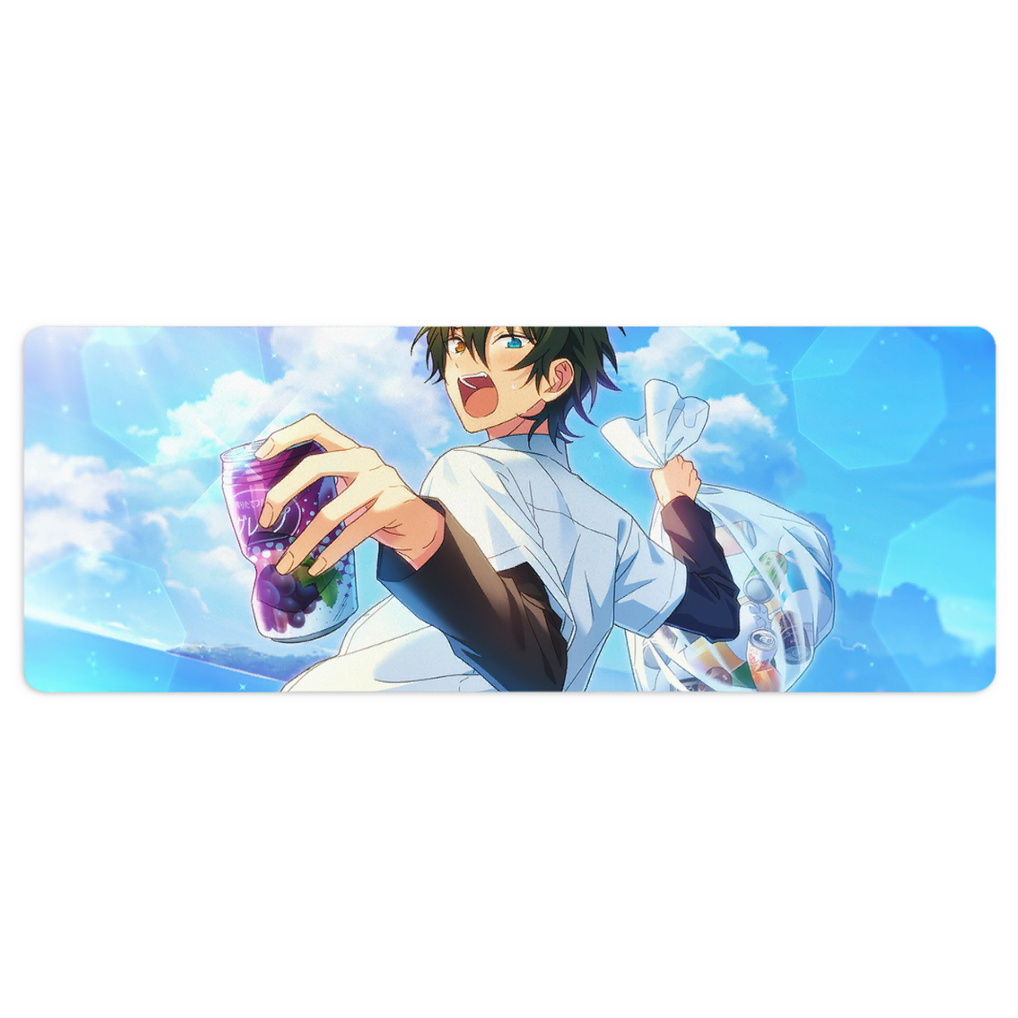 （画像用） あんさんぶるスターズ! Ensemble Stars ステッチ加工 大判デスクマット／滑り止めマウスパッド
