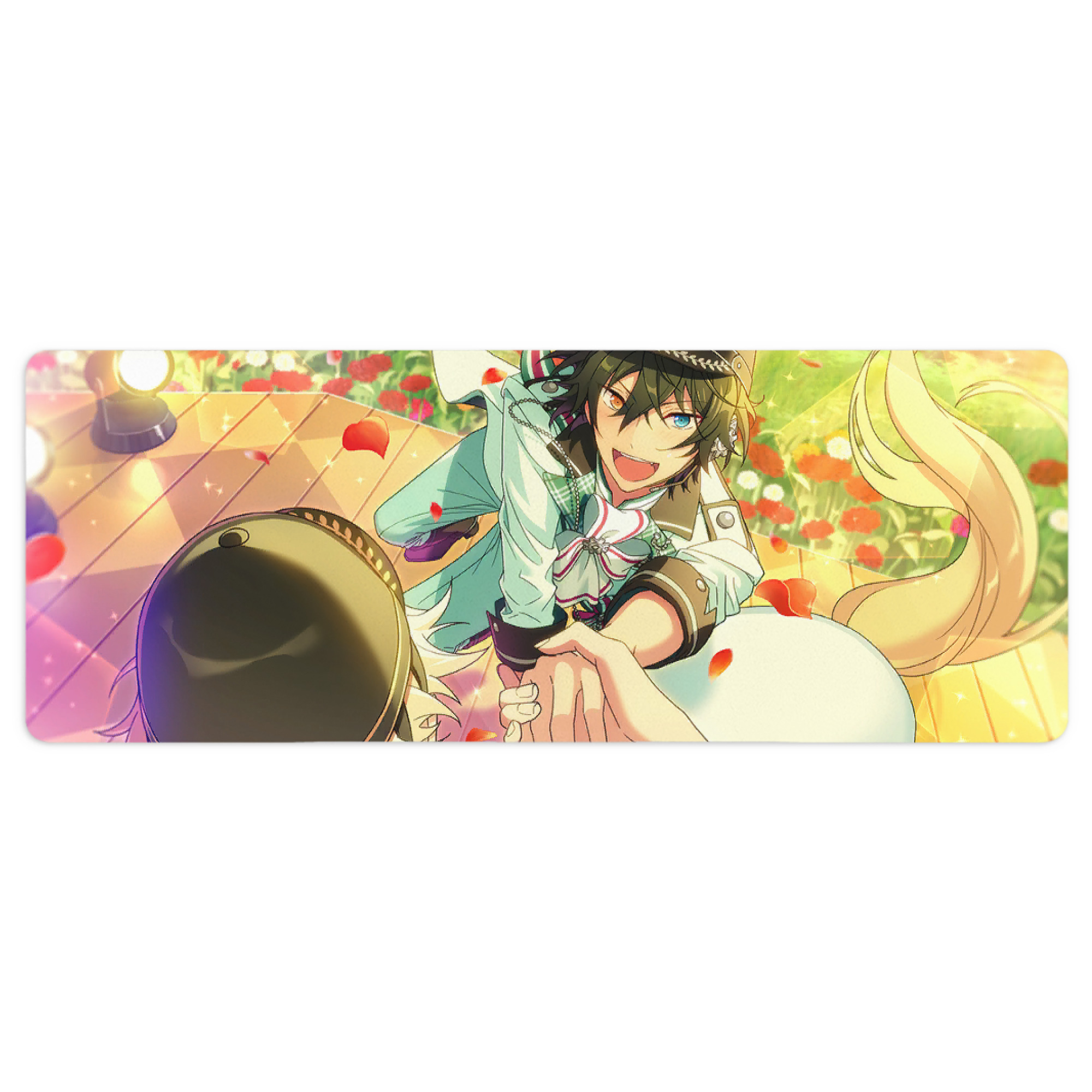 （画像用） あんさんぶるスターズ! Ensemble Stars ステッチ加工 大判デスクマット／滑り止めマウスパッド