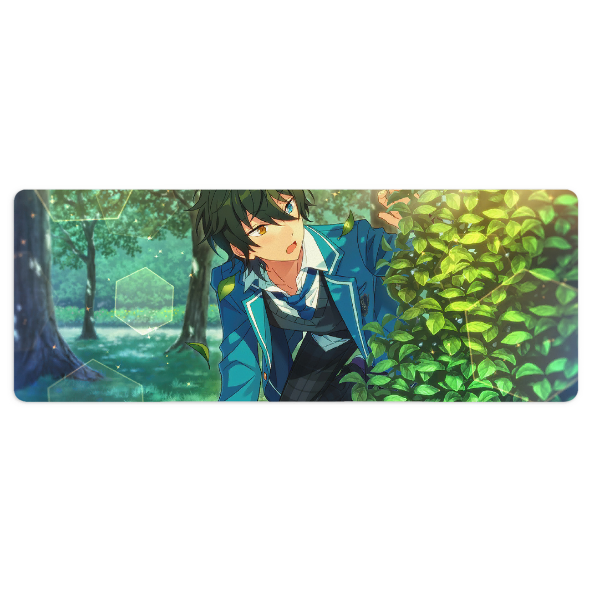 （画像用） あんさんぶるスターズ! Ensemble Stars ステッチ加工 大判デスクマット／滑り止めマウスパッド