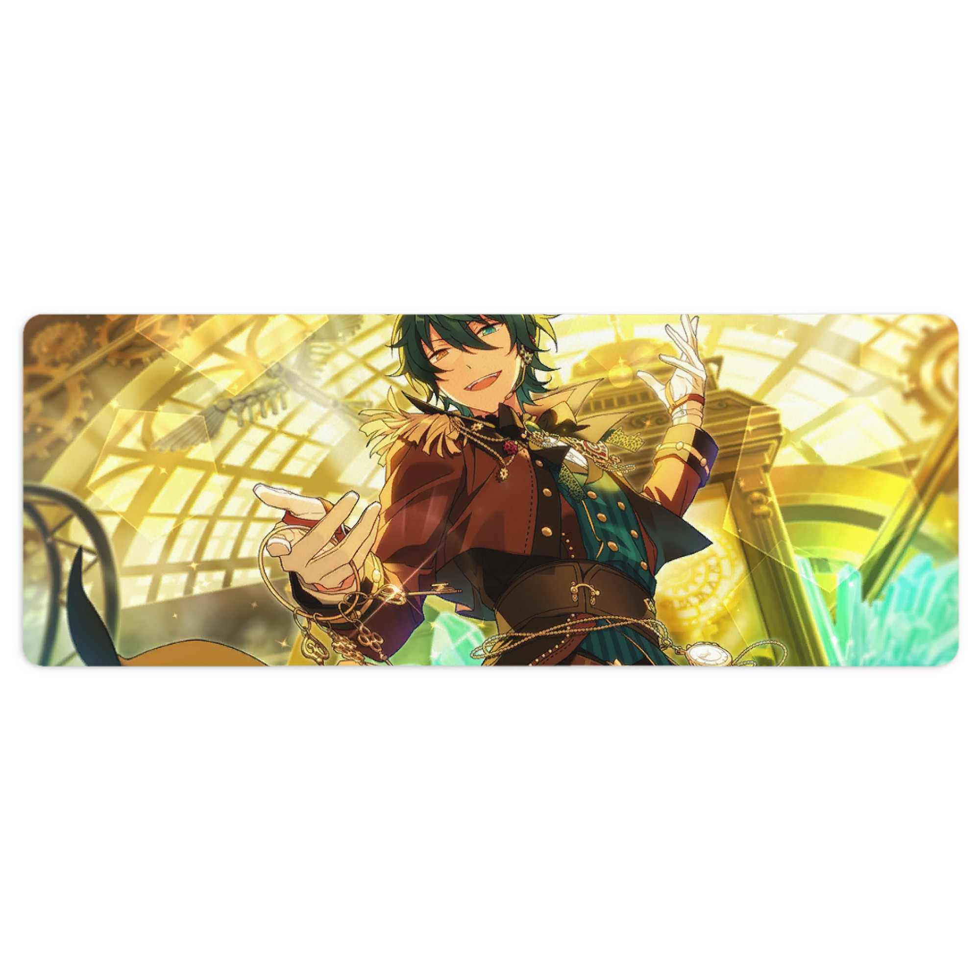 （画像用） あんさんぶるスターズ! Ensemble Stars ステッチ加工 大判デスクマット／滑り止めマウスパッド