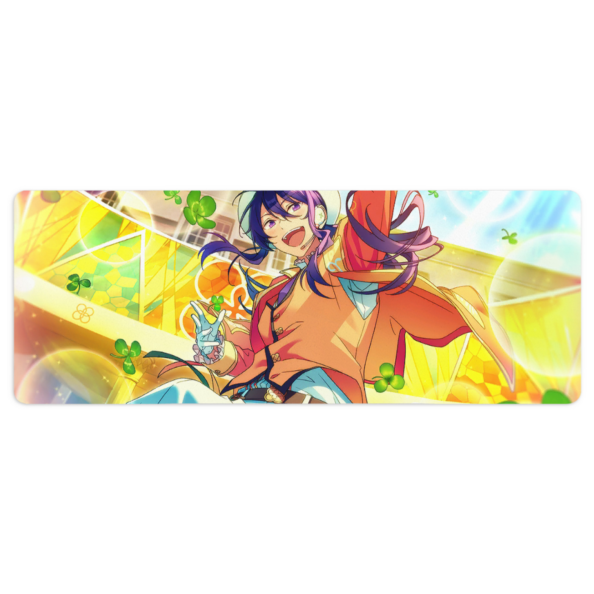 （画像用） あんさんぶるスターズ! Ensemble Stars ステッチ加工 大判デスクマット／滑り止めマウスパッド