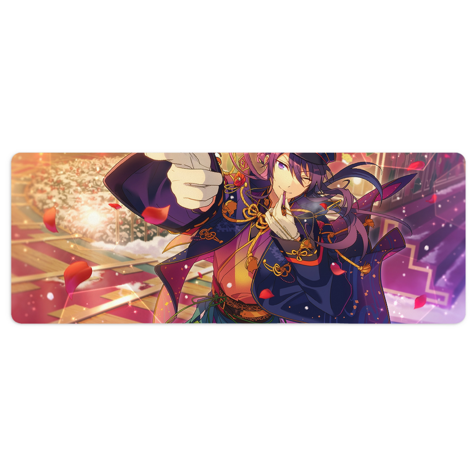 （画像用） あんさんぶるスターズ! Ensemble Stars ステッチ加工 大判デスクマット／滑り止めマウスパッド