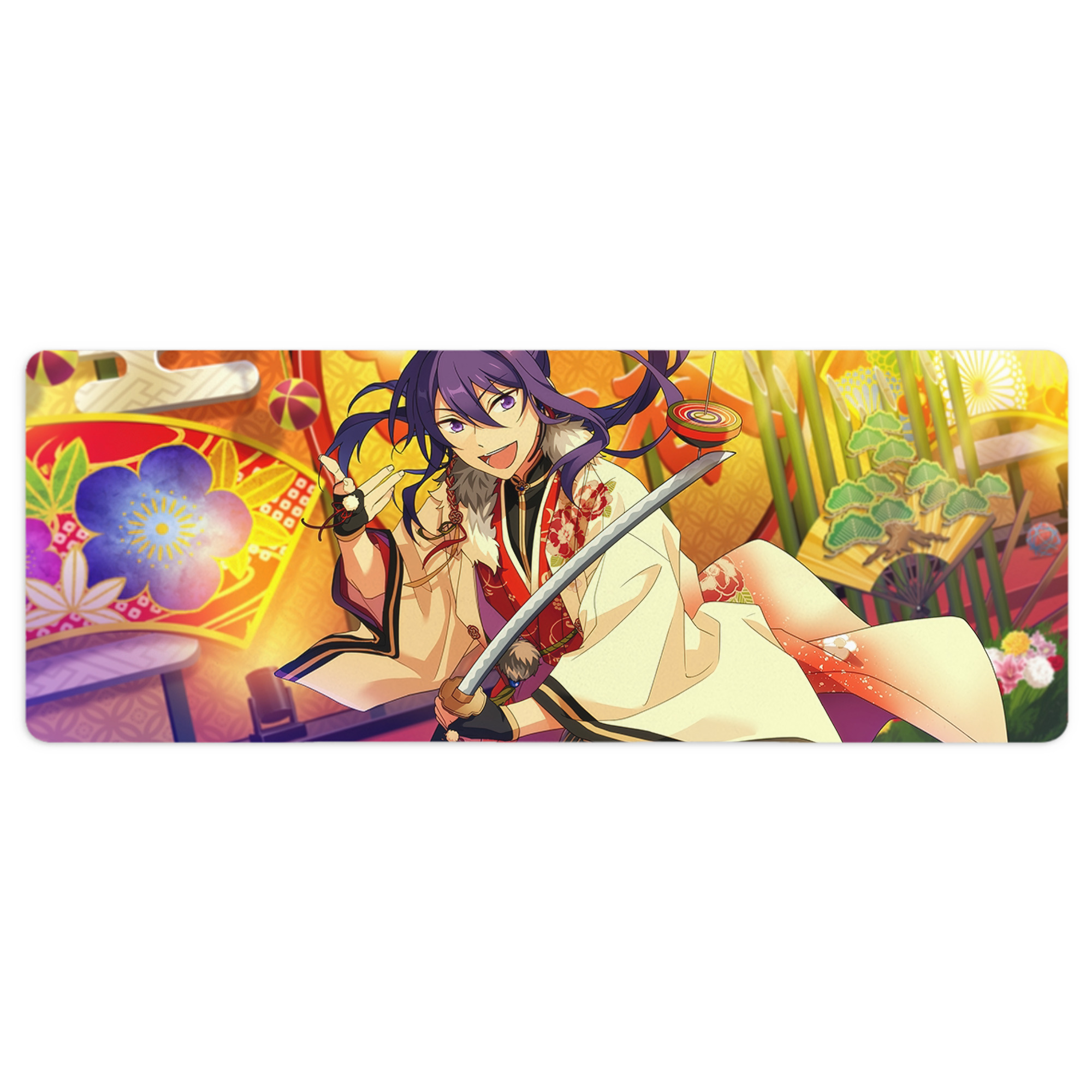 （画像用） あんさんぶるスターズ! Ensemble Stars ステッチ加工 大判デスクマット／滑り止めマウスパッド