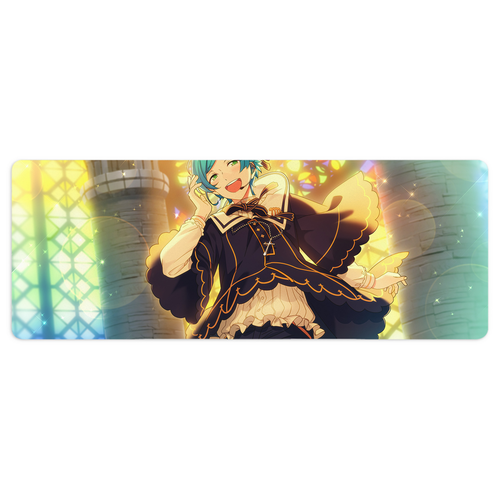 （画像用） あんさんぶるスターズ! Ensemble Stars ステッチ加工 大判デスクマット／滑り止めマウスパッド