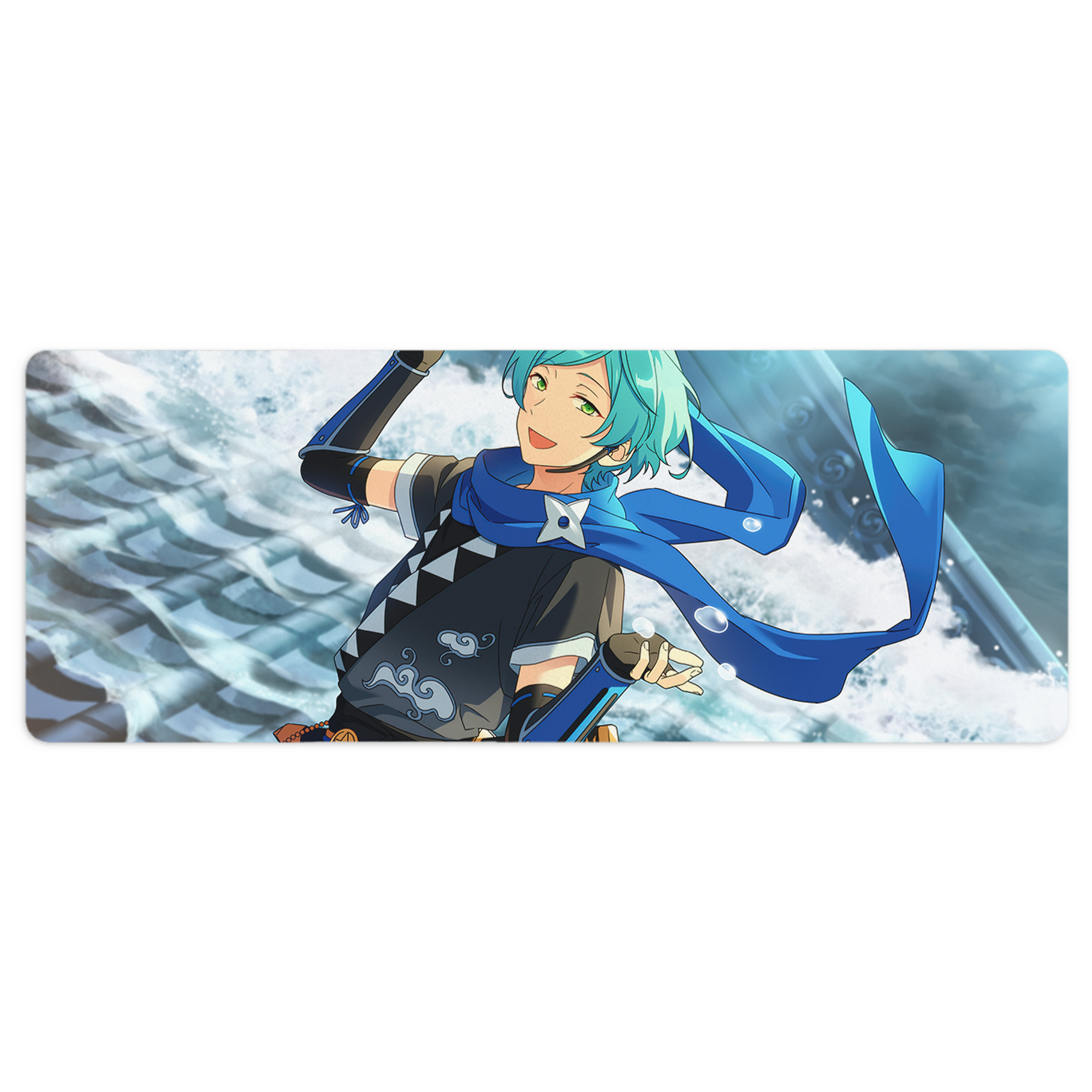 （画像用） あんさんぶるスターズ! Ensemble Stars ステッチ加工 大判デスクマット／滑り止めマウスパッド