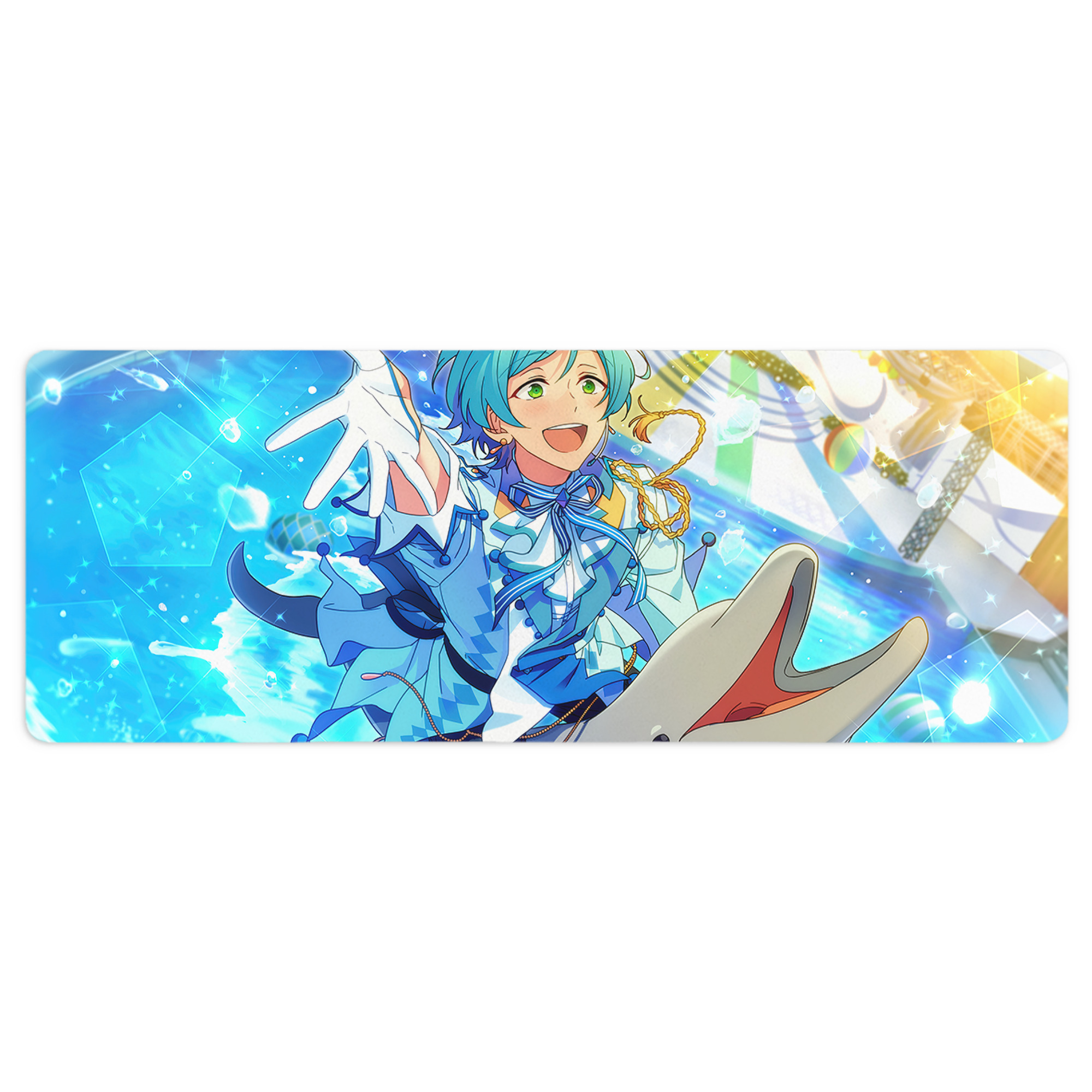 （画像用） あんさんぶるスターズ! Ensemble Stars ステッチ加工 大判デスクマット／滑り止めマウスパッド
