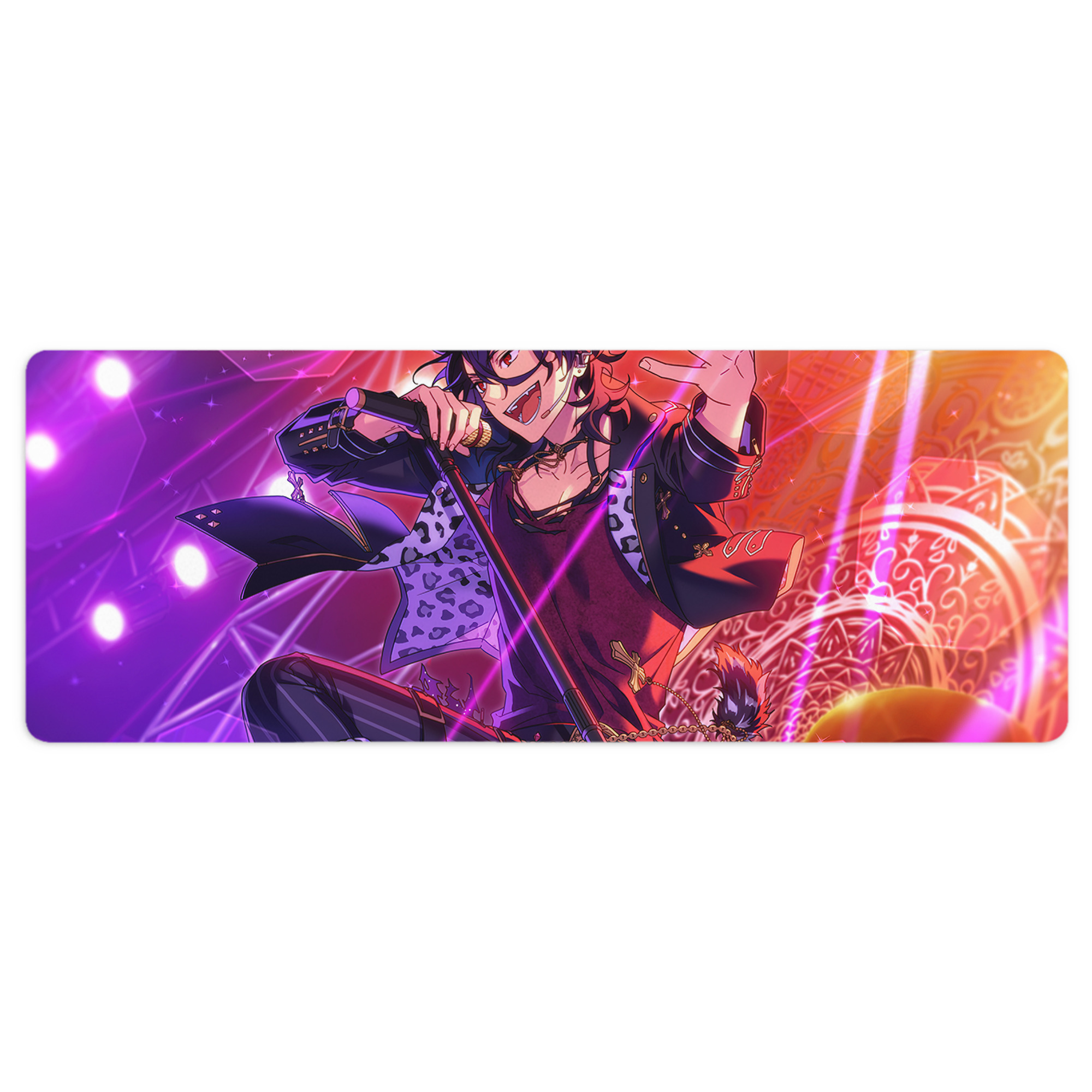（画像用） あんさんぶるスターズ! Ensemble Stars ステッチ加工 大判デスクマット／滑り止めマウスパッド