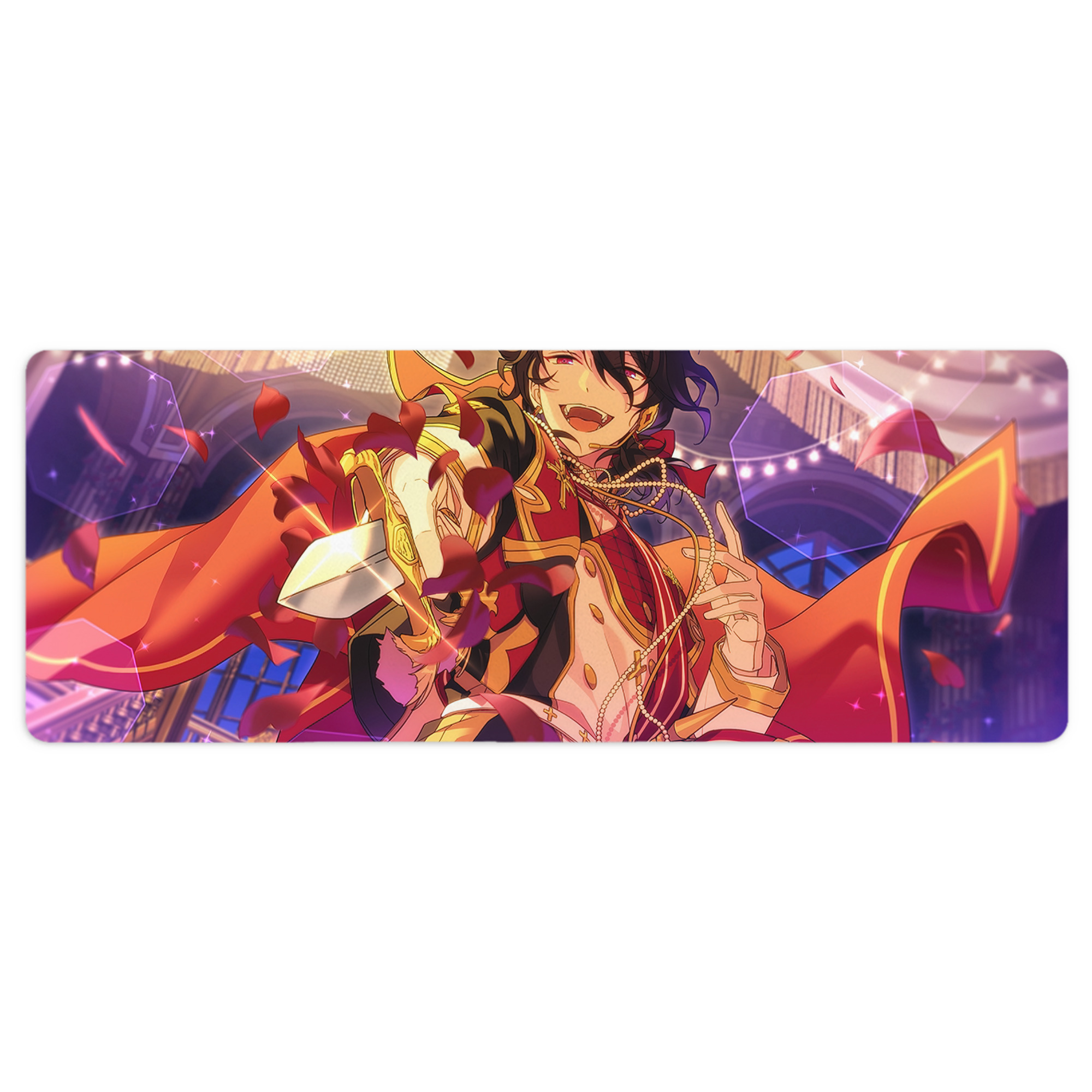 （画像用） あんさんぶるスターズ! Ensemble Stars ステッチ加工 大判デスクマット／滑り止めマウスパッド