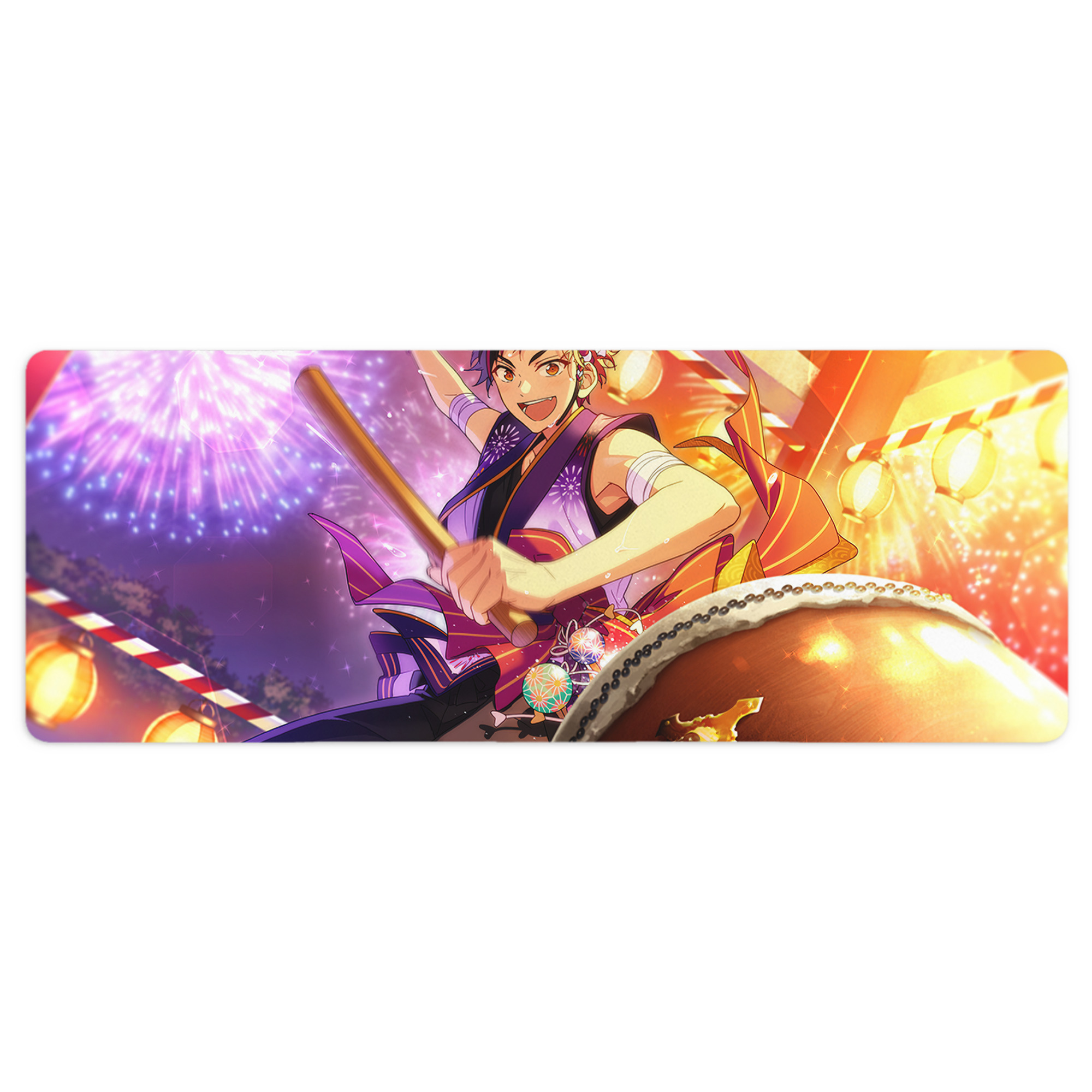 （画像用） あんさんぶるスターズ! Ensemble Stars ステッチ加工 大判デスクマット／滑り止めマウスパッド